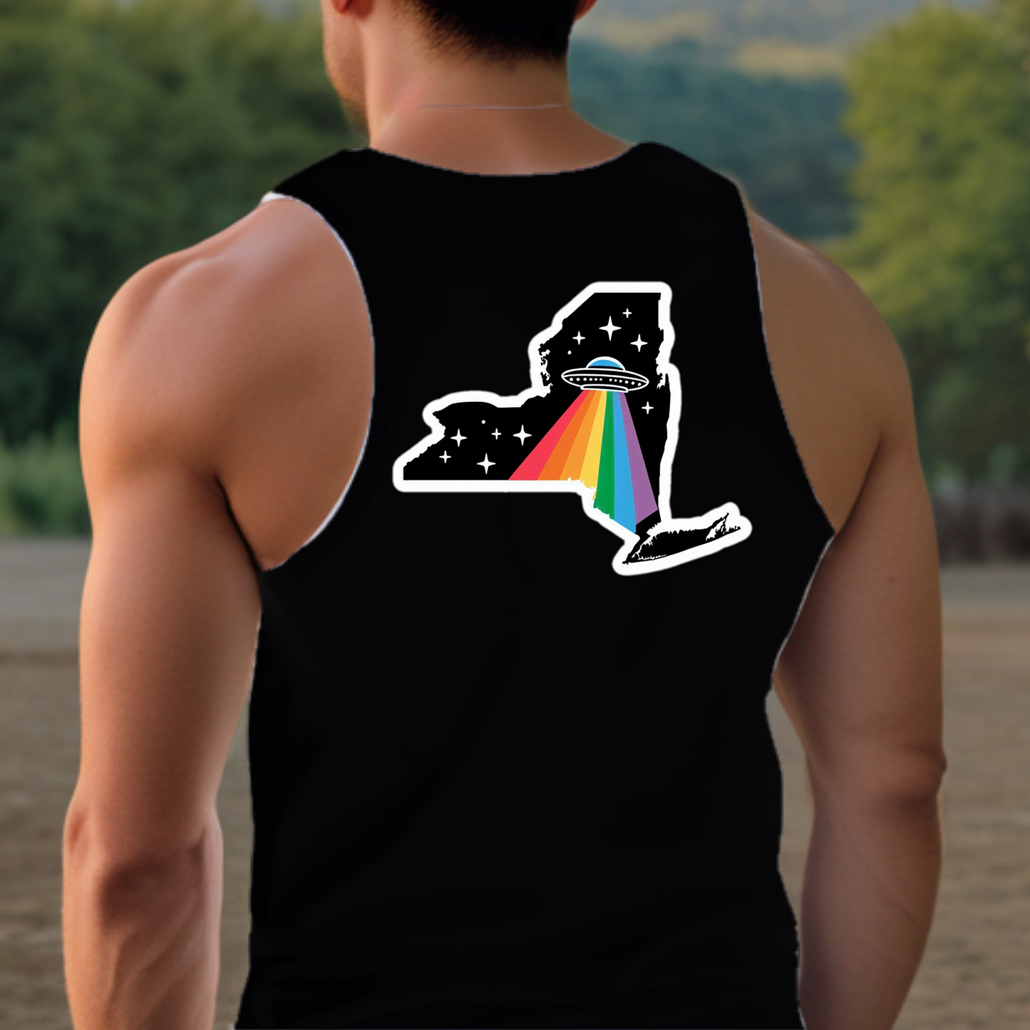 New York Pride Tank Top - Back Print
