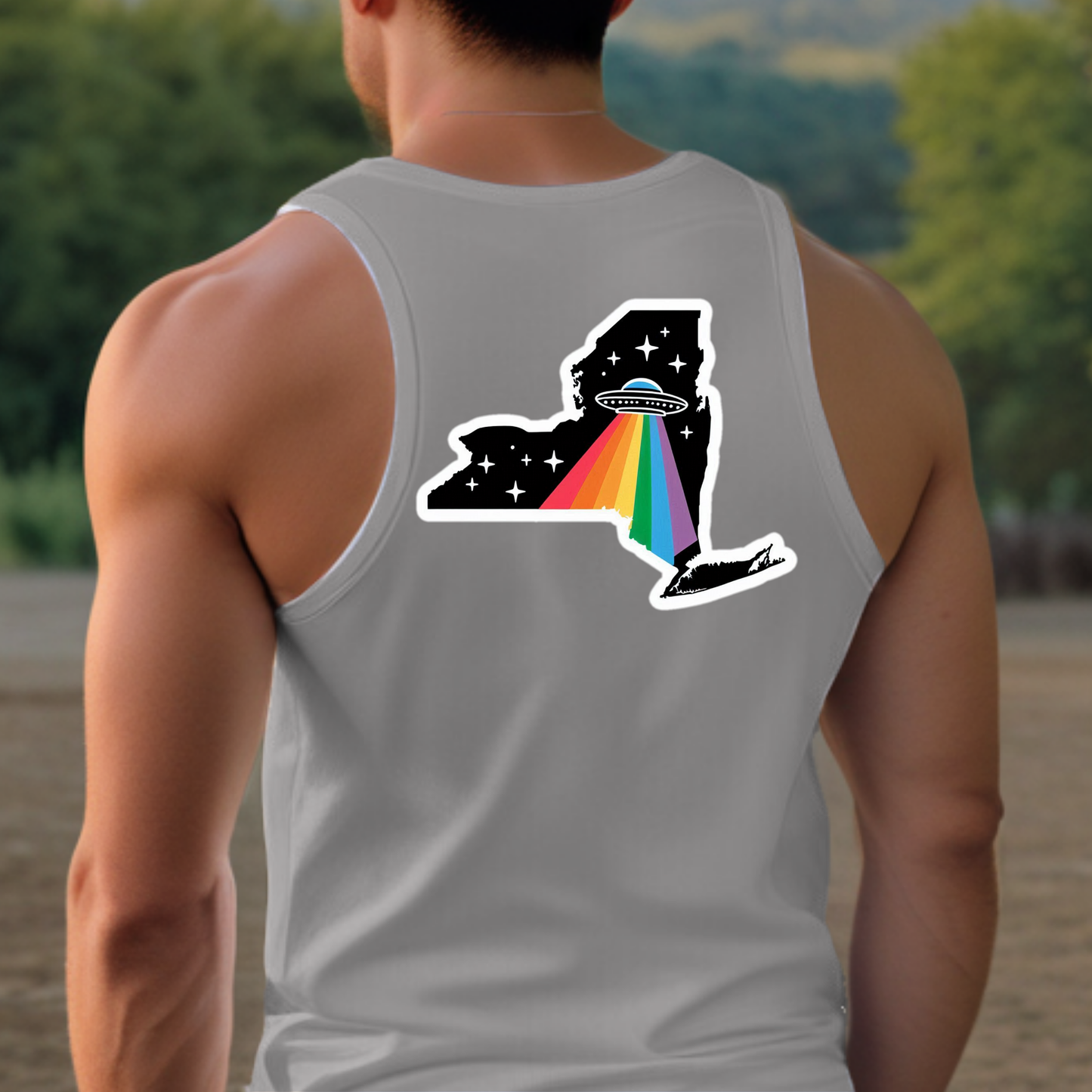 New York Pride Tank Top - Back Print