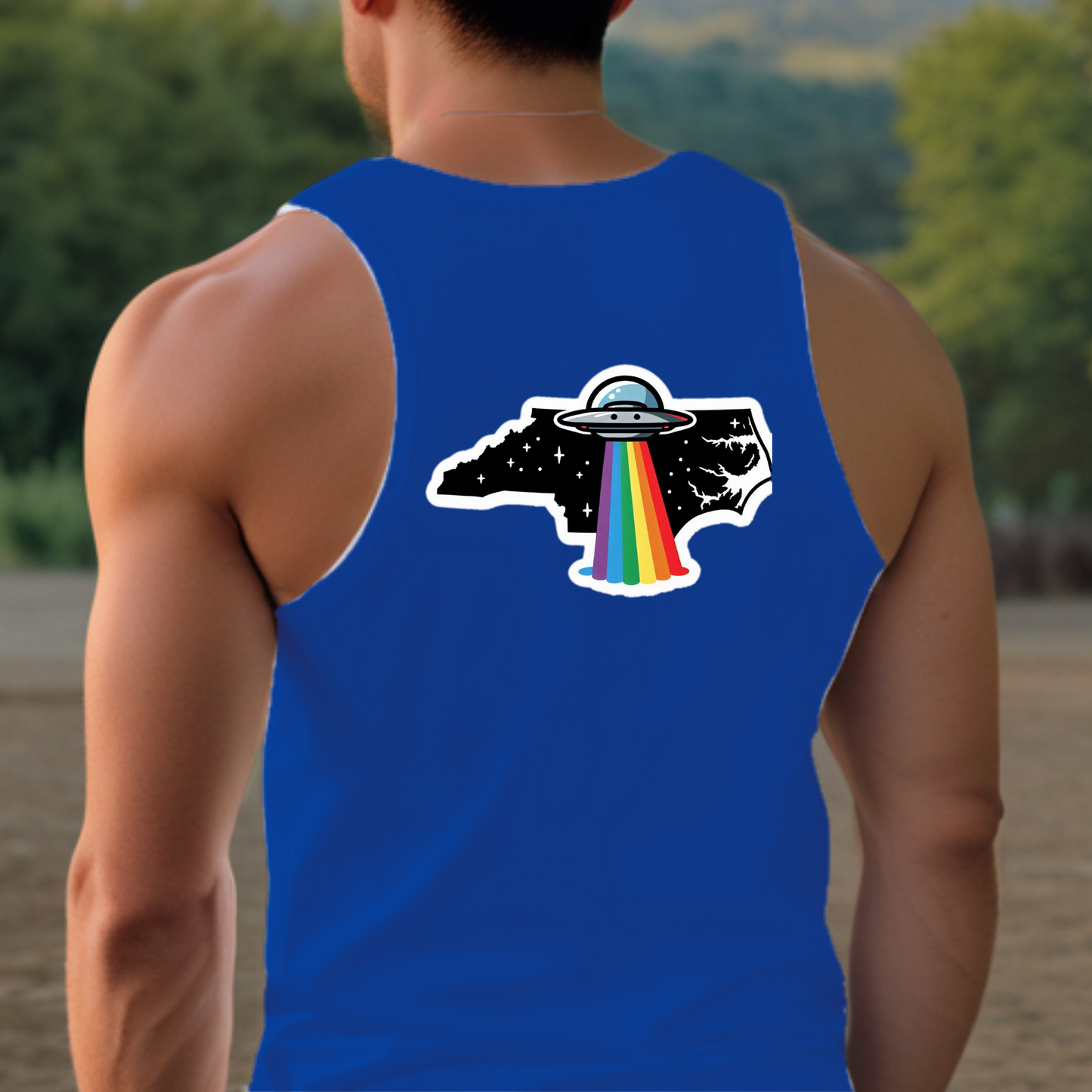 North Carolina Pride Tank Top -- Back Print
