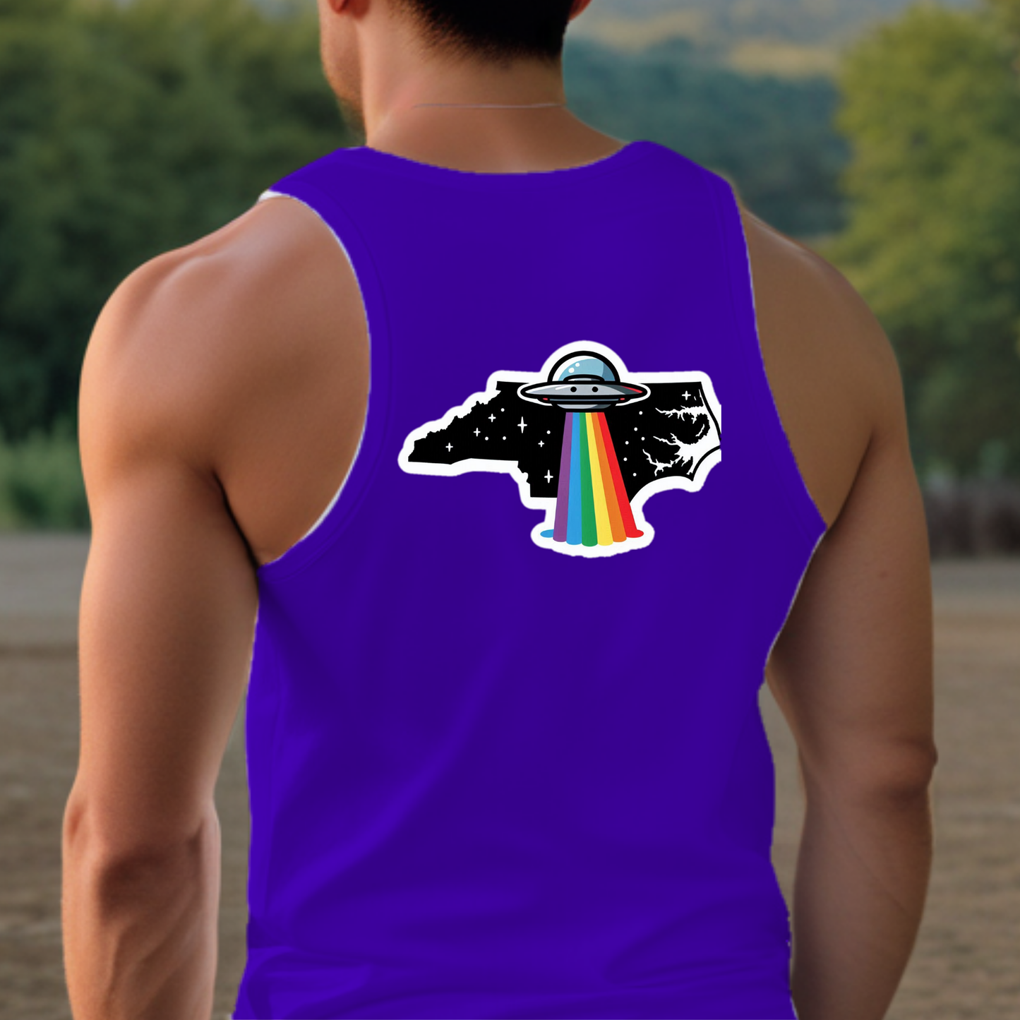 North Carolina Pride Tank Top -- Back Print