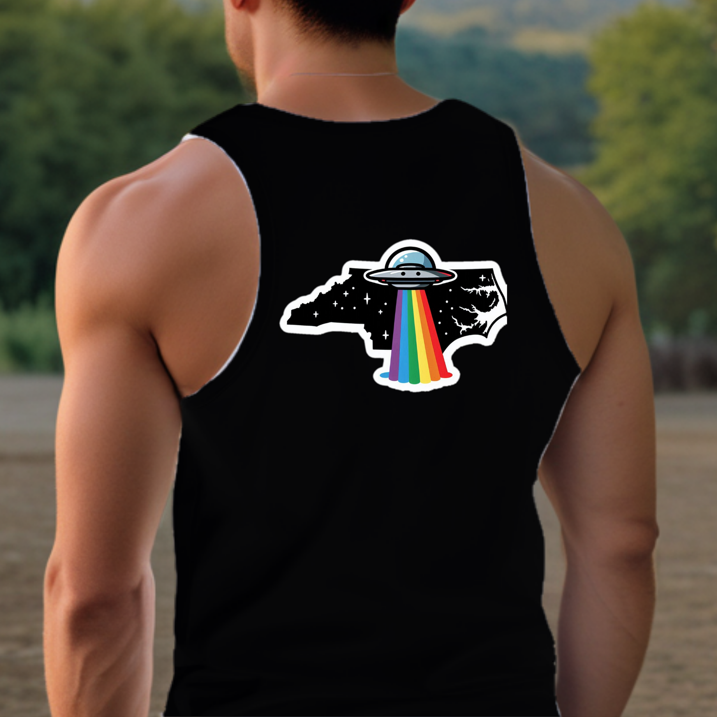 North Carolina Pride Tank Top -- Back Print