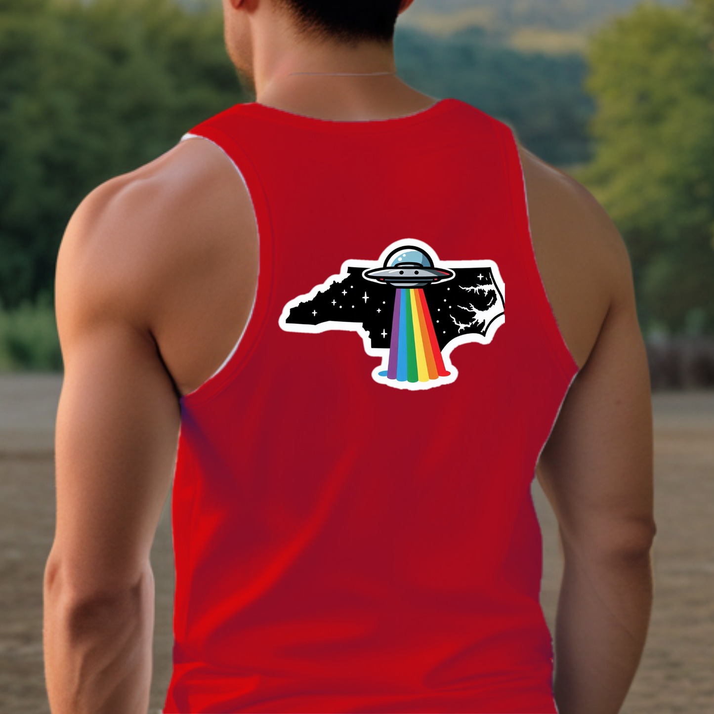 North Carolina Pride Tank Top -- Back Print