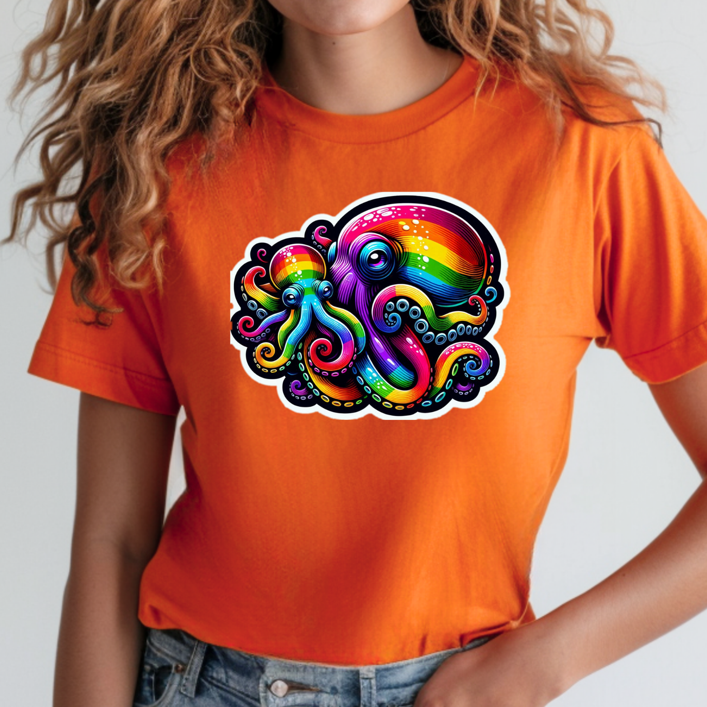 Rainbow Animals T-Shirt Collection: Octupi