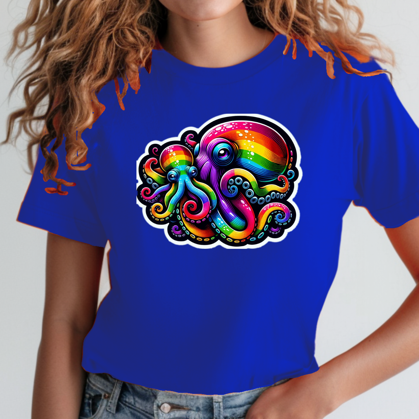 Rainbow Animals T-Shirt Collection: Octupi