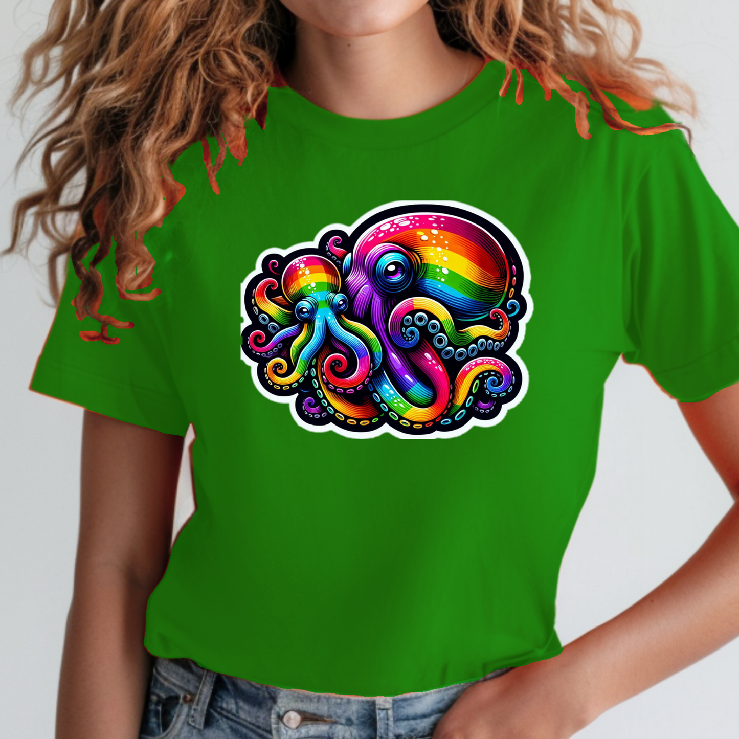 Rainbow Animals T-Shirt Collection: Octupi