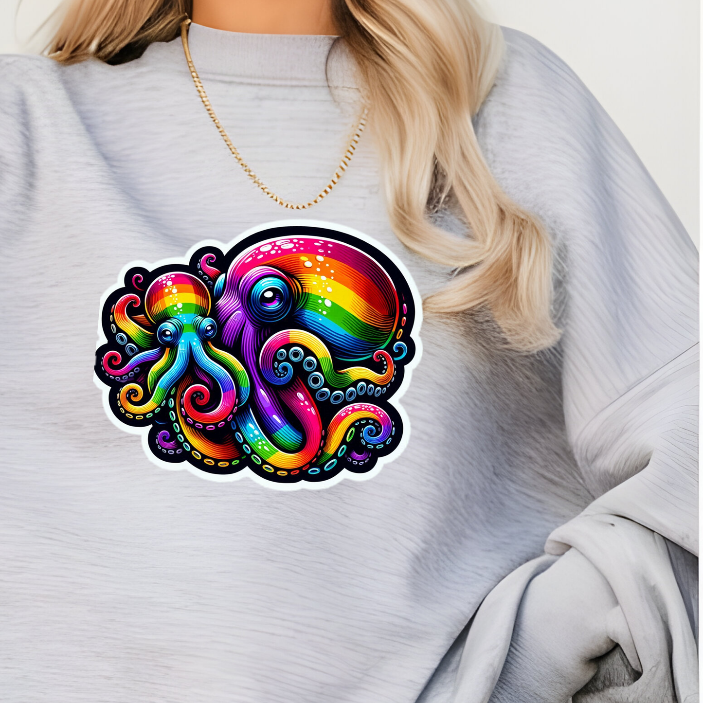 Rainbow Octopuses Sweatshirt
