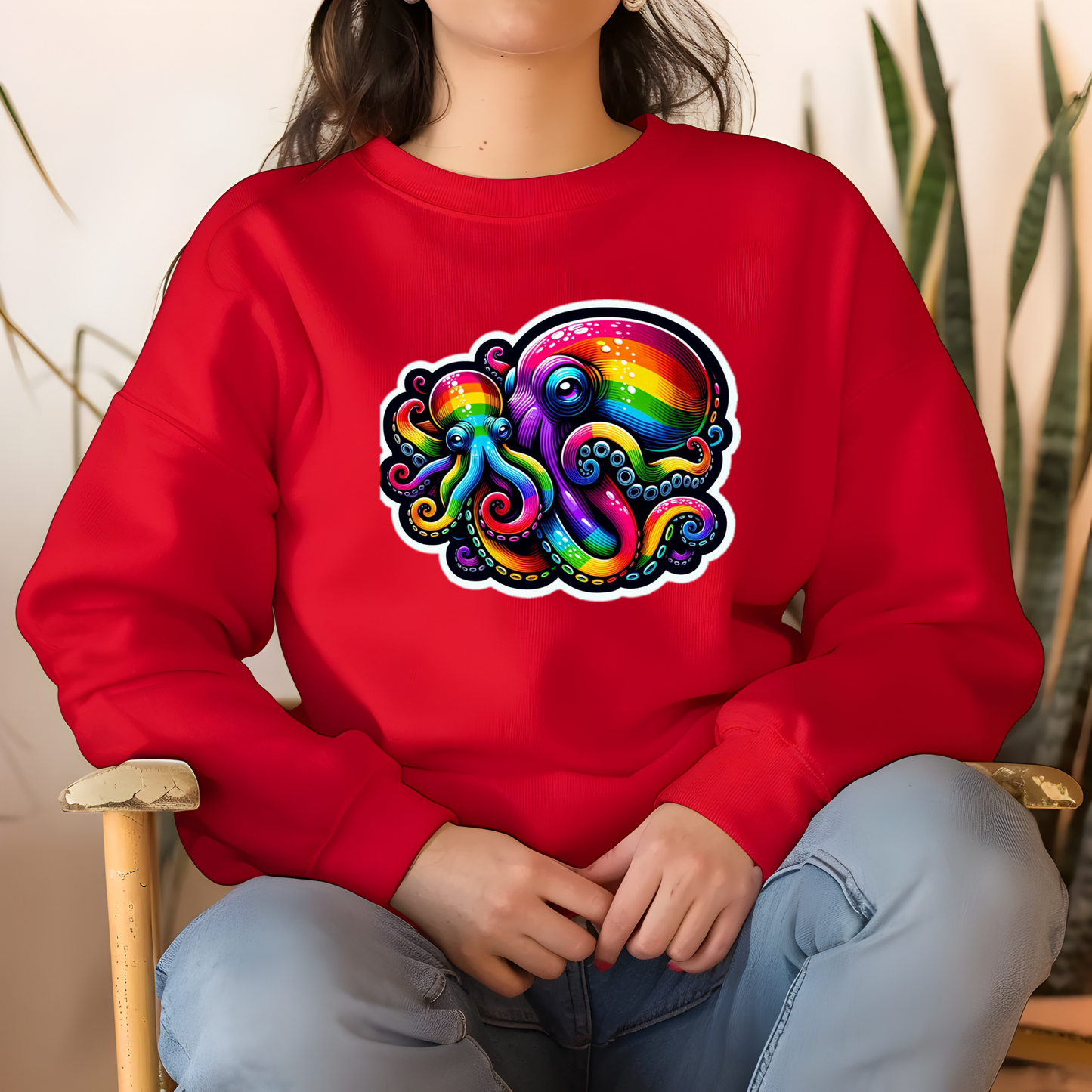 Rainbow Octopuses Sweatshirt