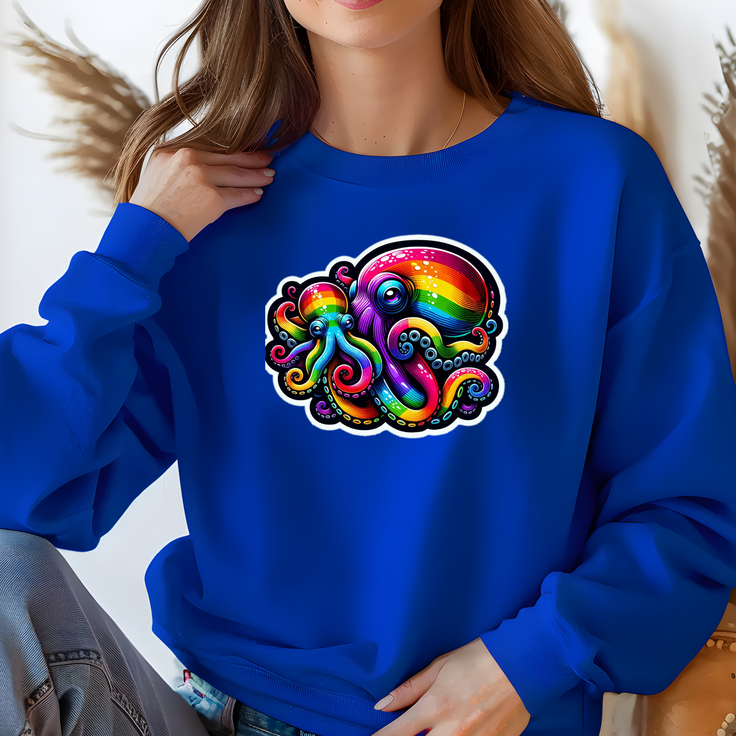 Rainbow Octopuses Sweatshirt