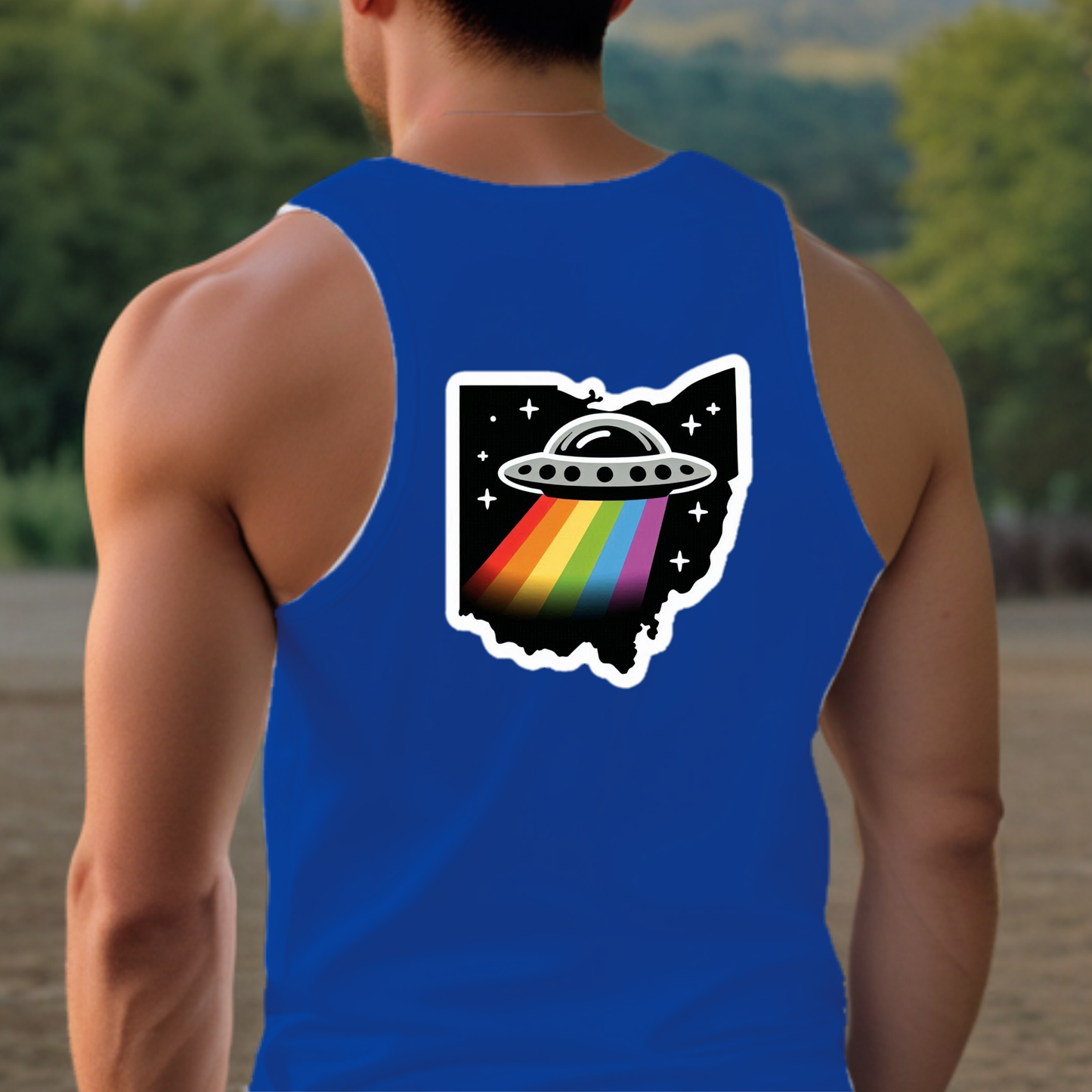 Ohio Pride Tank Top - Back Print