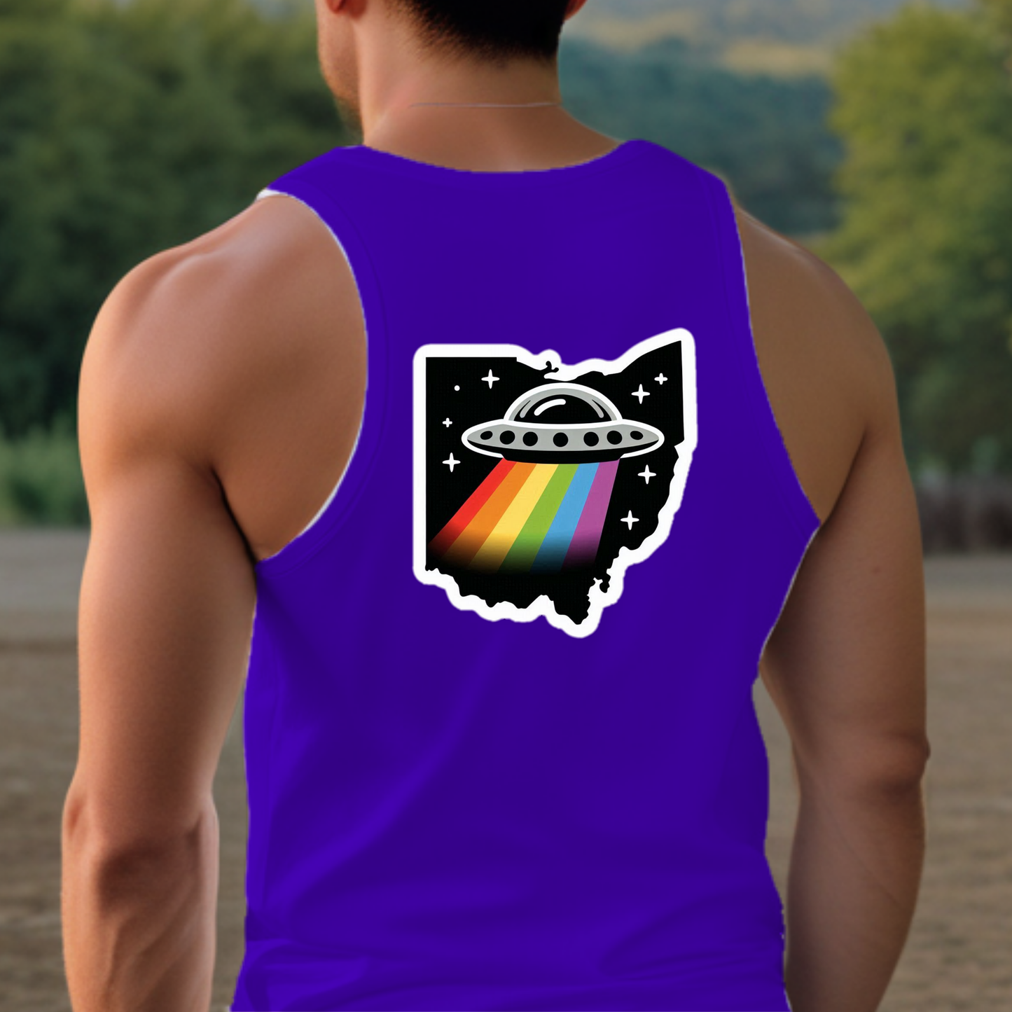 Ohio Pride Tank Top - Back Print