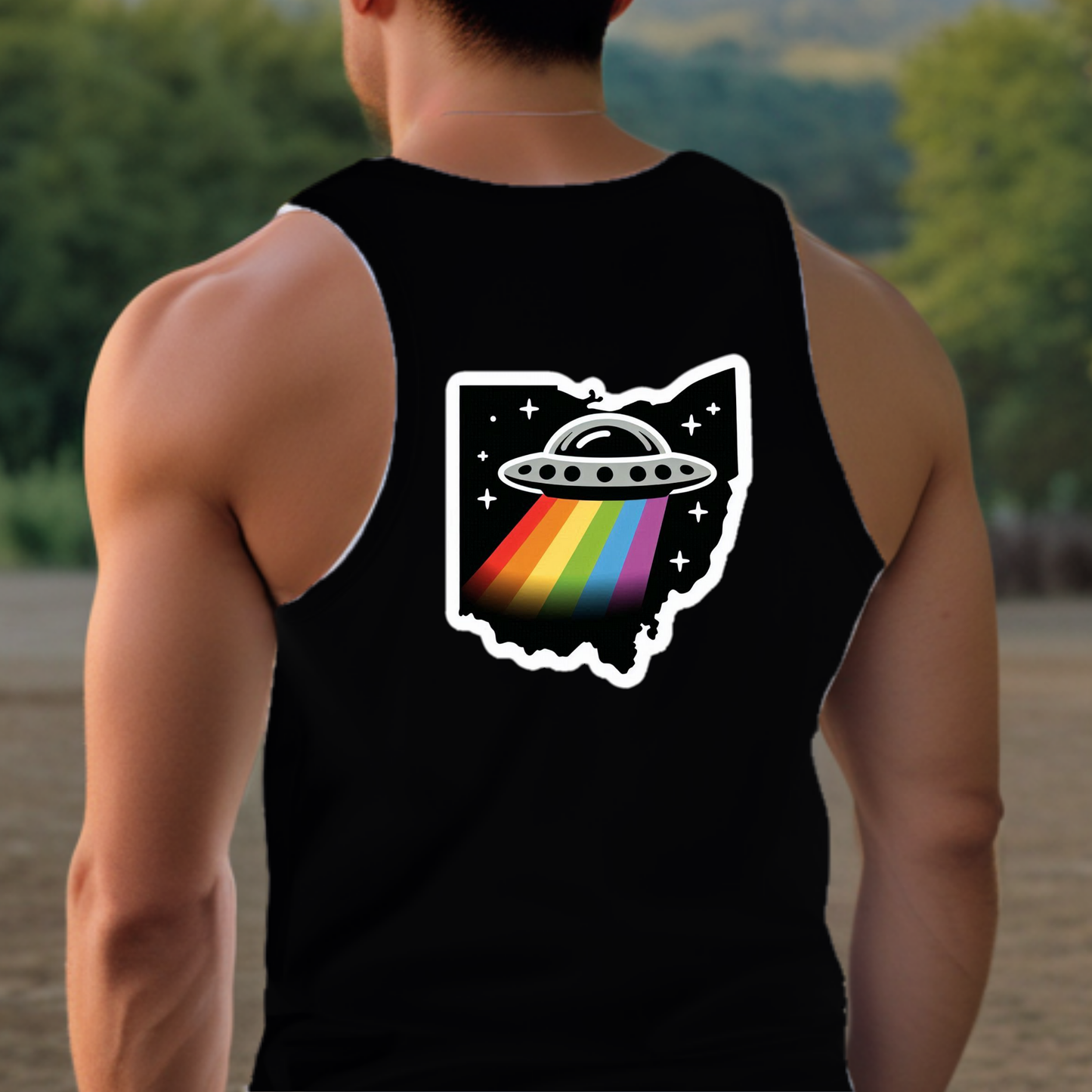 Ohio Pride Tank Top - Back Print