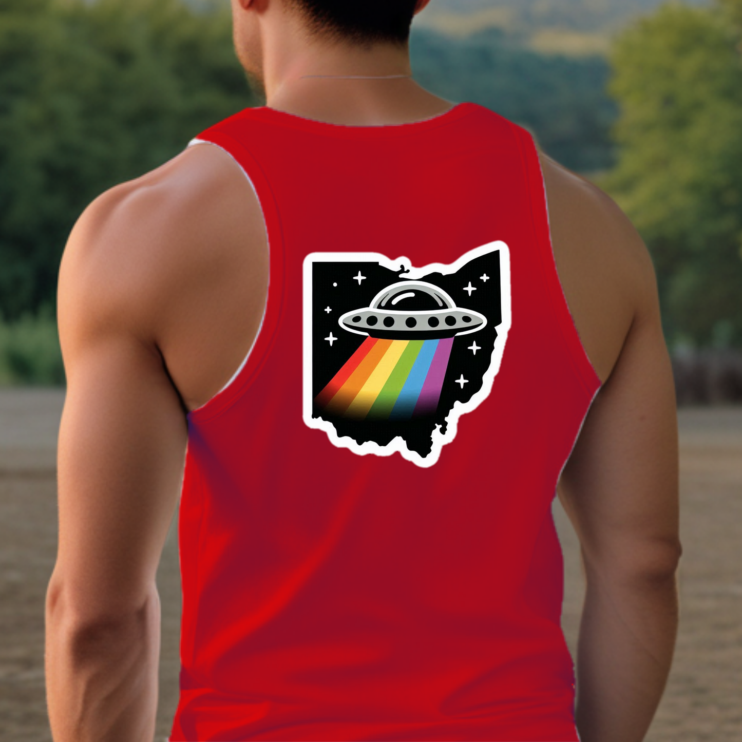 Ohio Pride Tank Top - Back Print