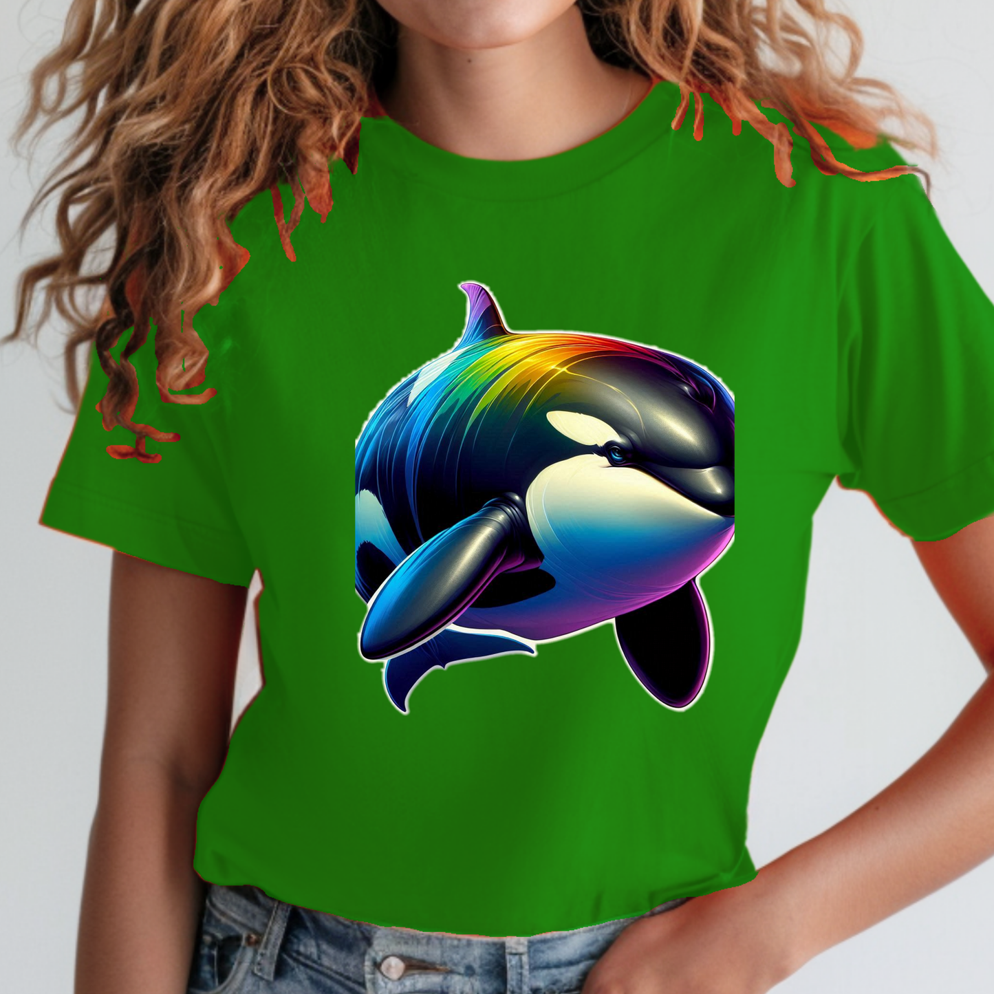 Rainbow Animals T-Shirt Collection: Orca