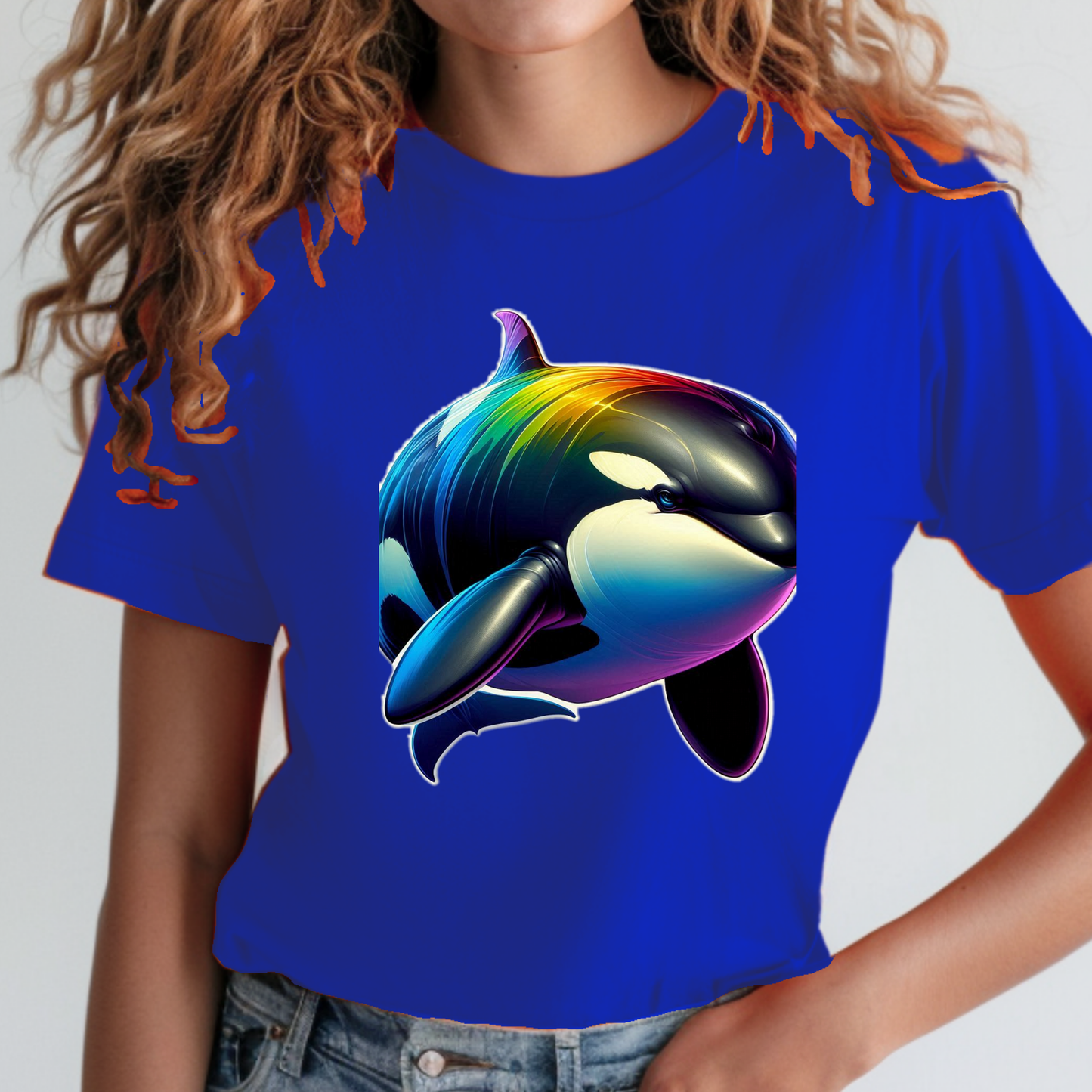 Rainbow Animals T-Shirt Collection: Orca