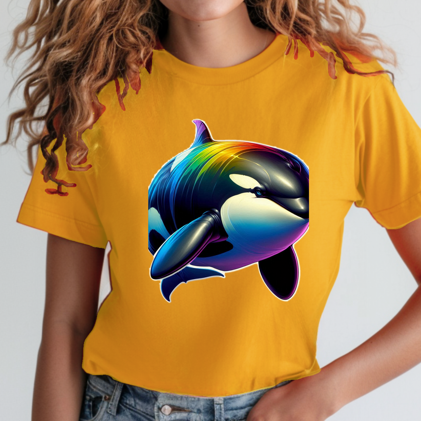 Rainbow Animals T-Shirt Collection: Orca
