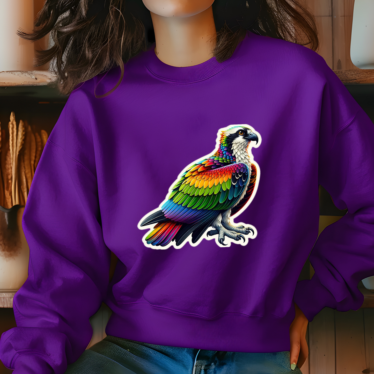 Rainbow Osprey Sweatshirt