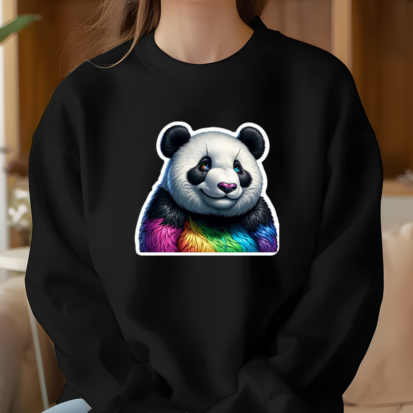 Rainbow Panda Sweatshirt