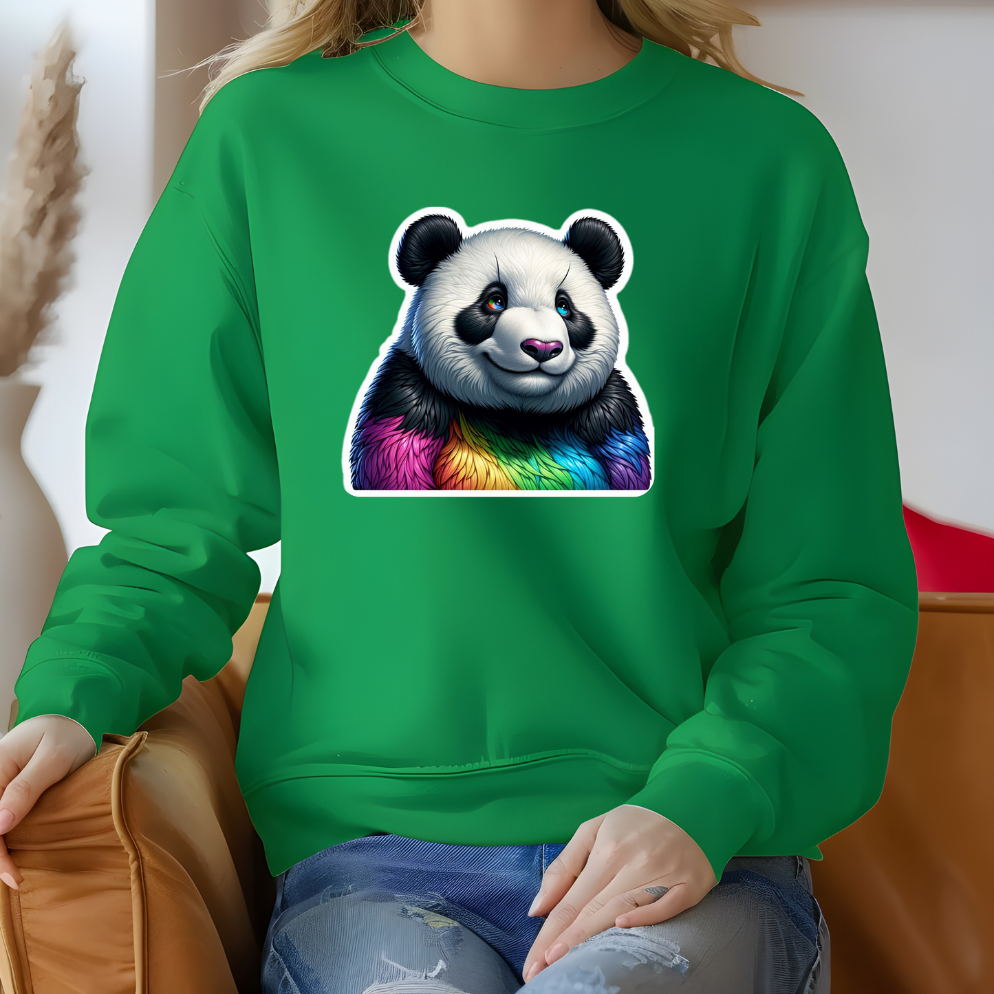 Rainbow Panda Sweatshirt