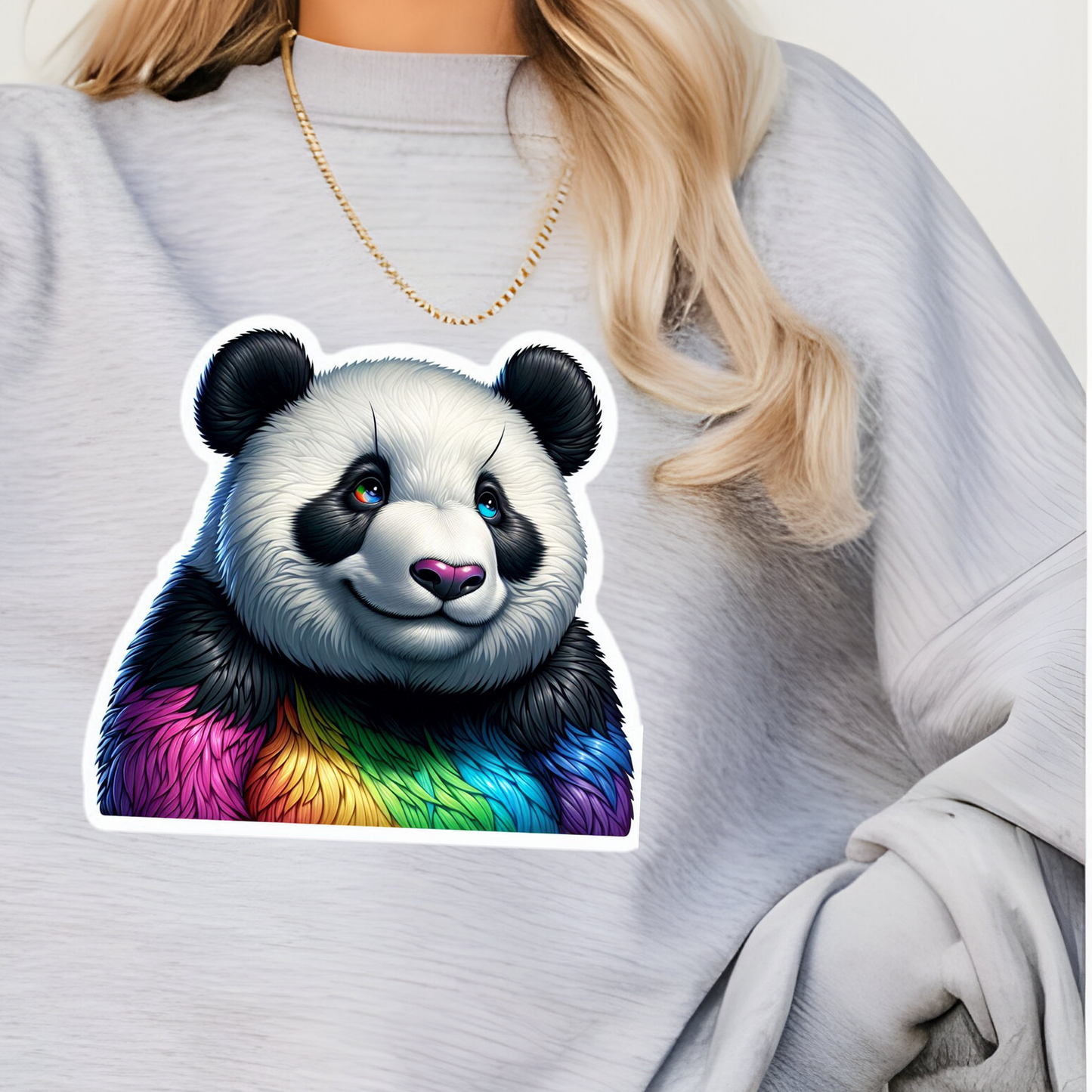 Rainbow Panda Sweatshirt