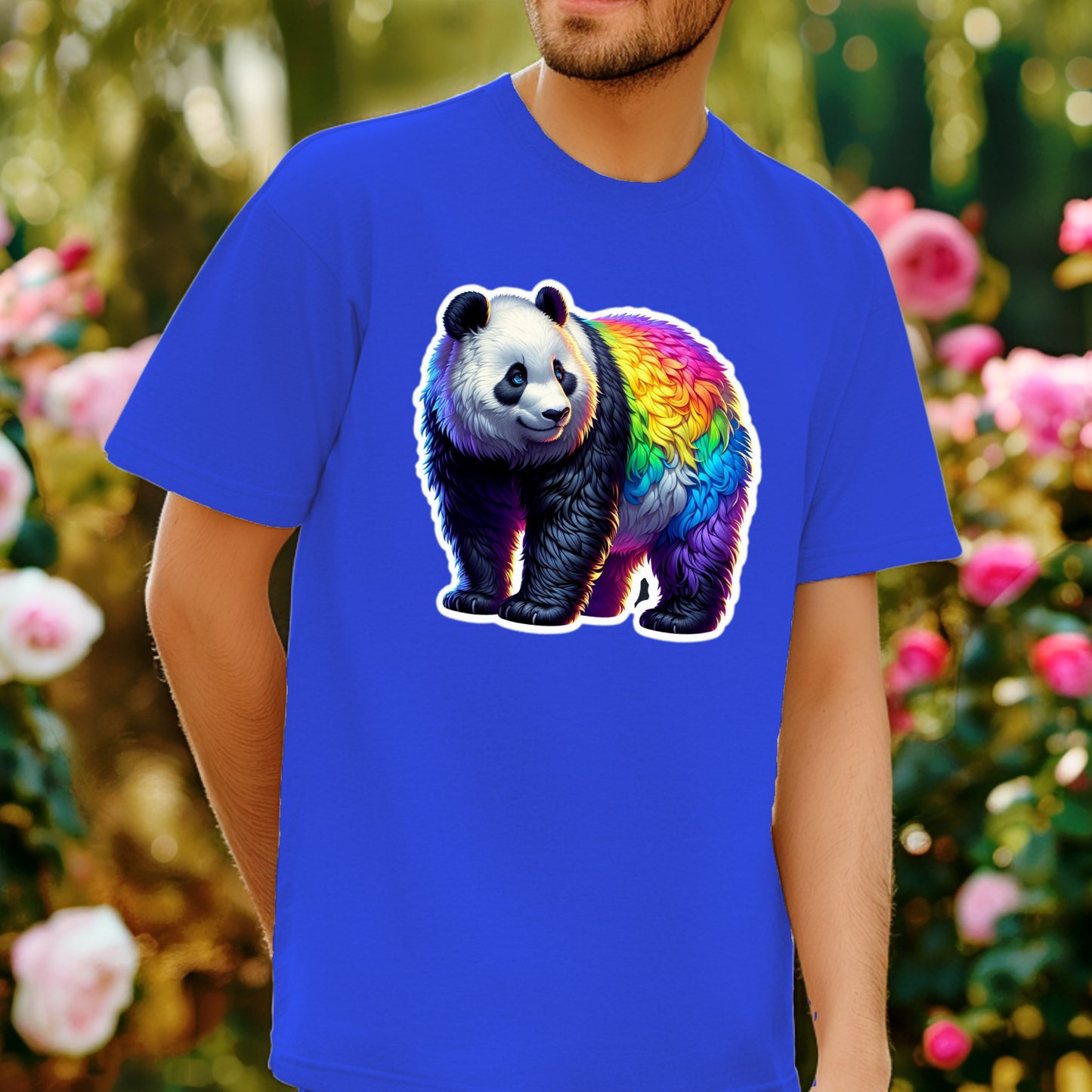 Rainbow Animals T-Shirt Collection: Panda