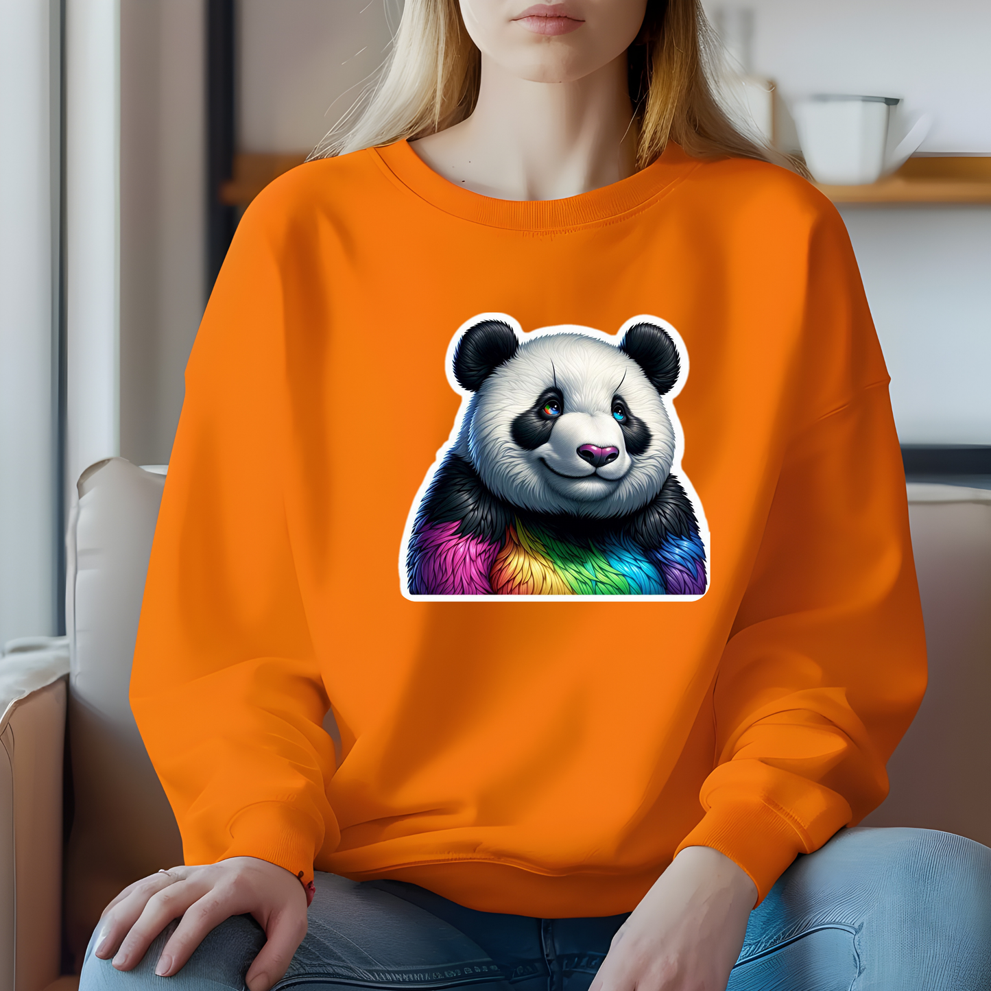Rainbow Panda Sweatshirt