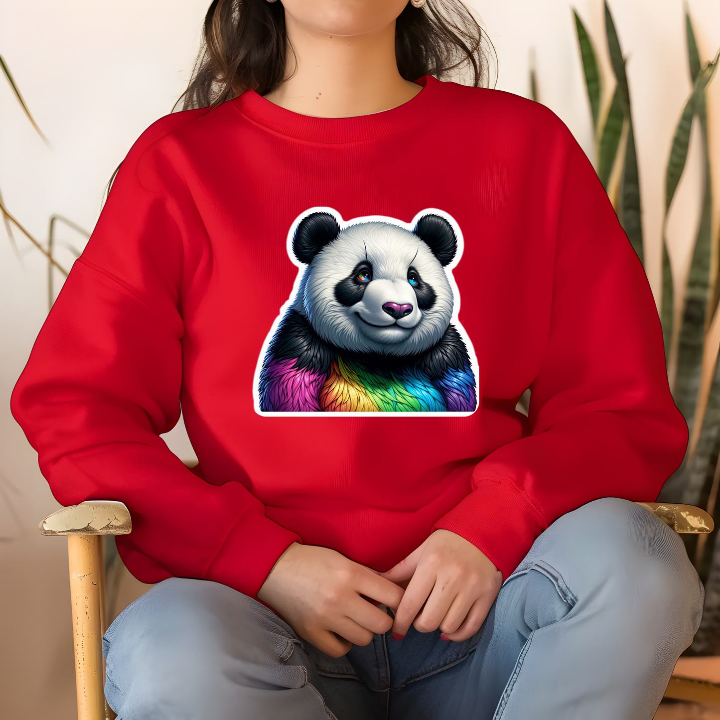 Rainbow Panda Sweatshirt