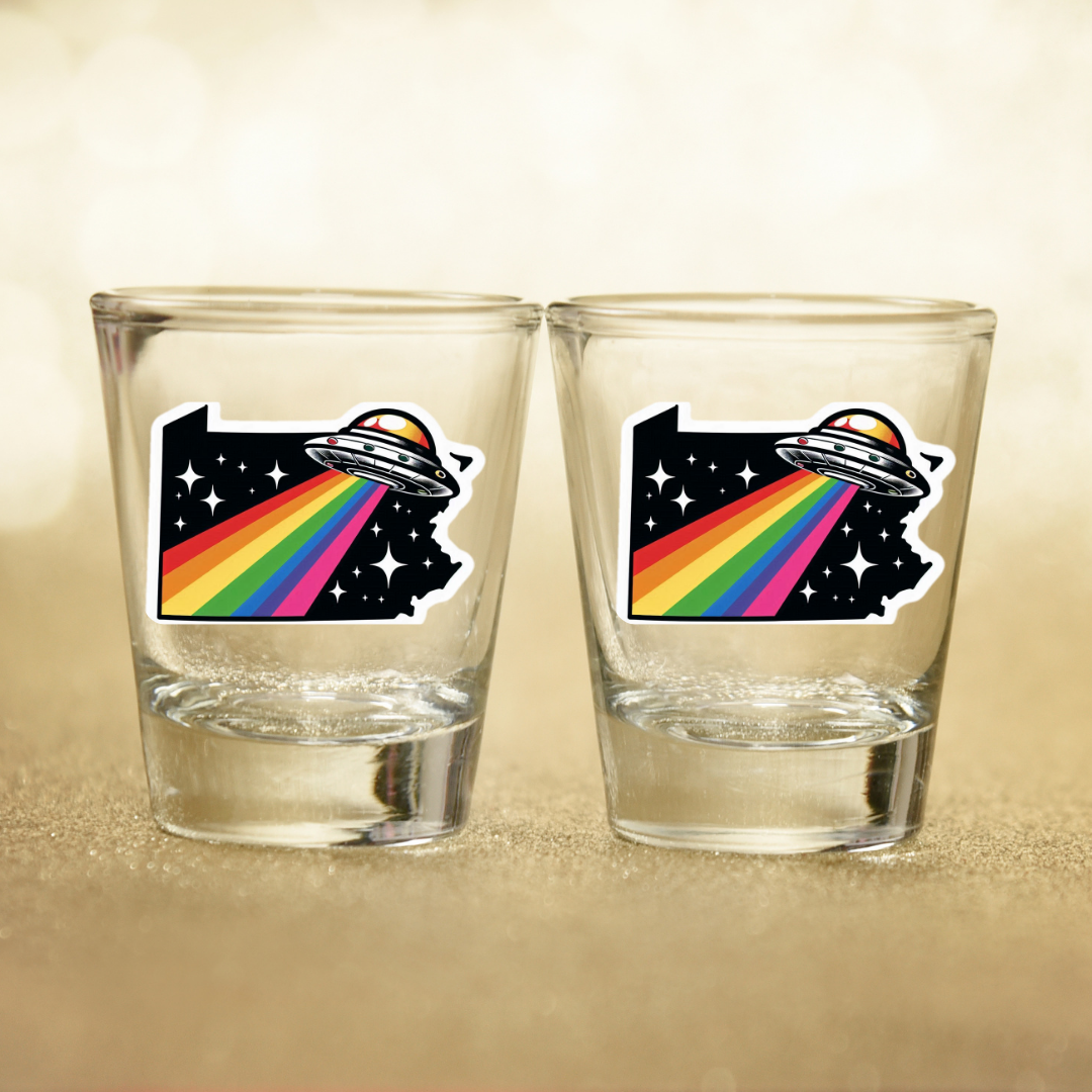 Pennsylvania PRIDE Shot Glass