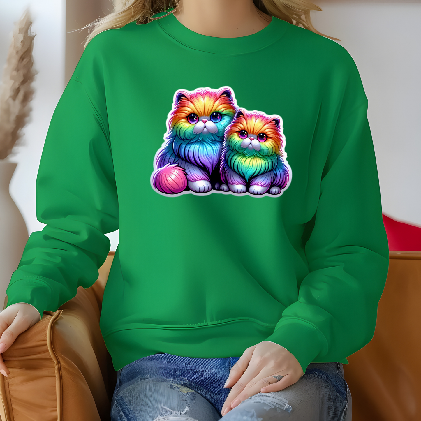Rainbow Persians Sweatshirt