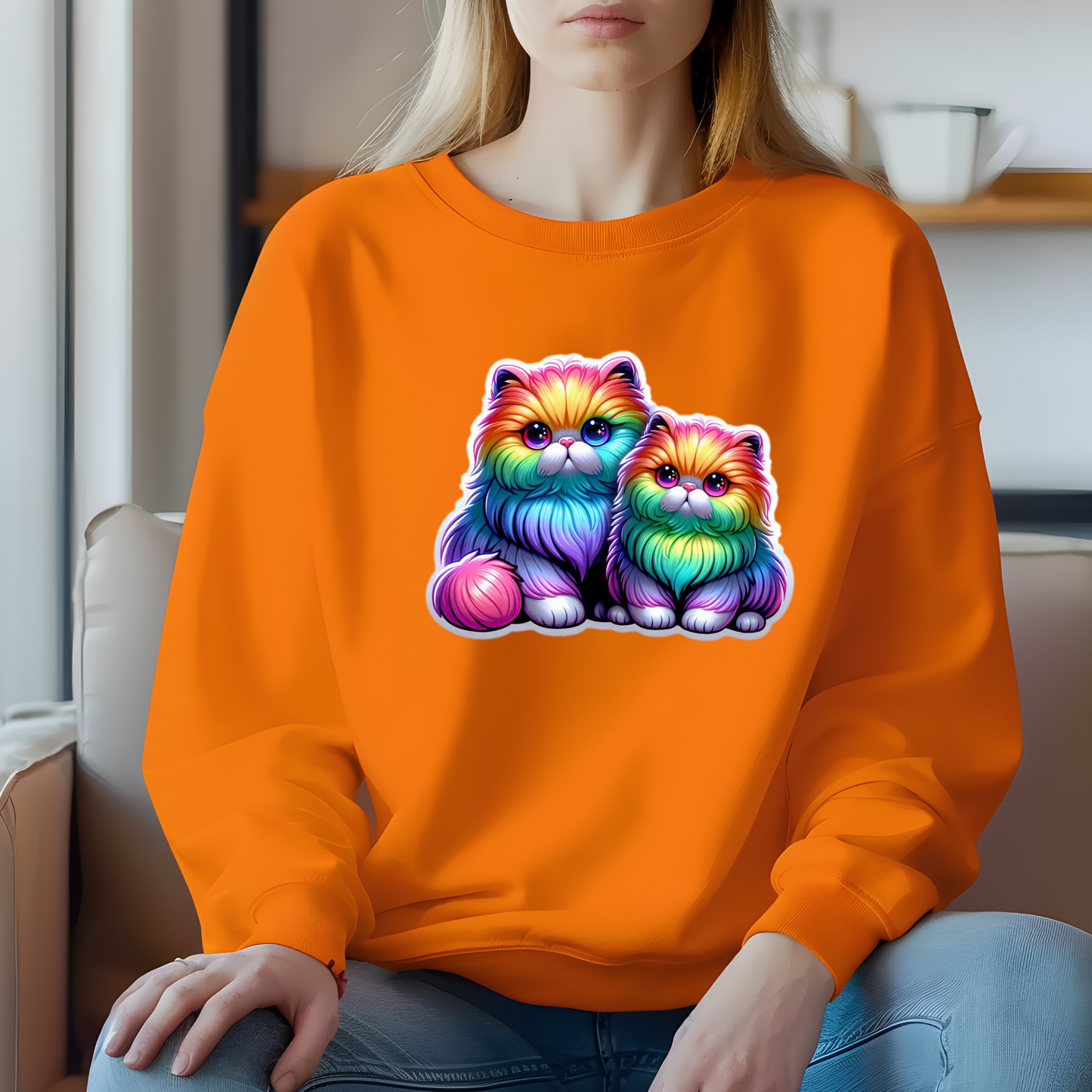 Rainbow Persians Sweatshirt