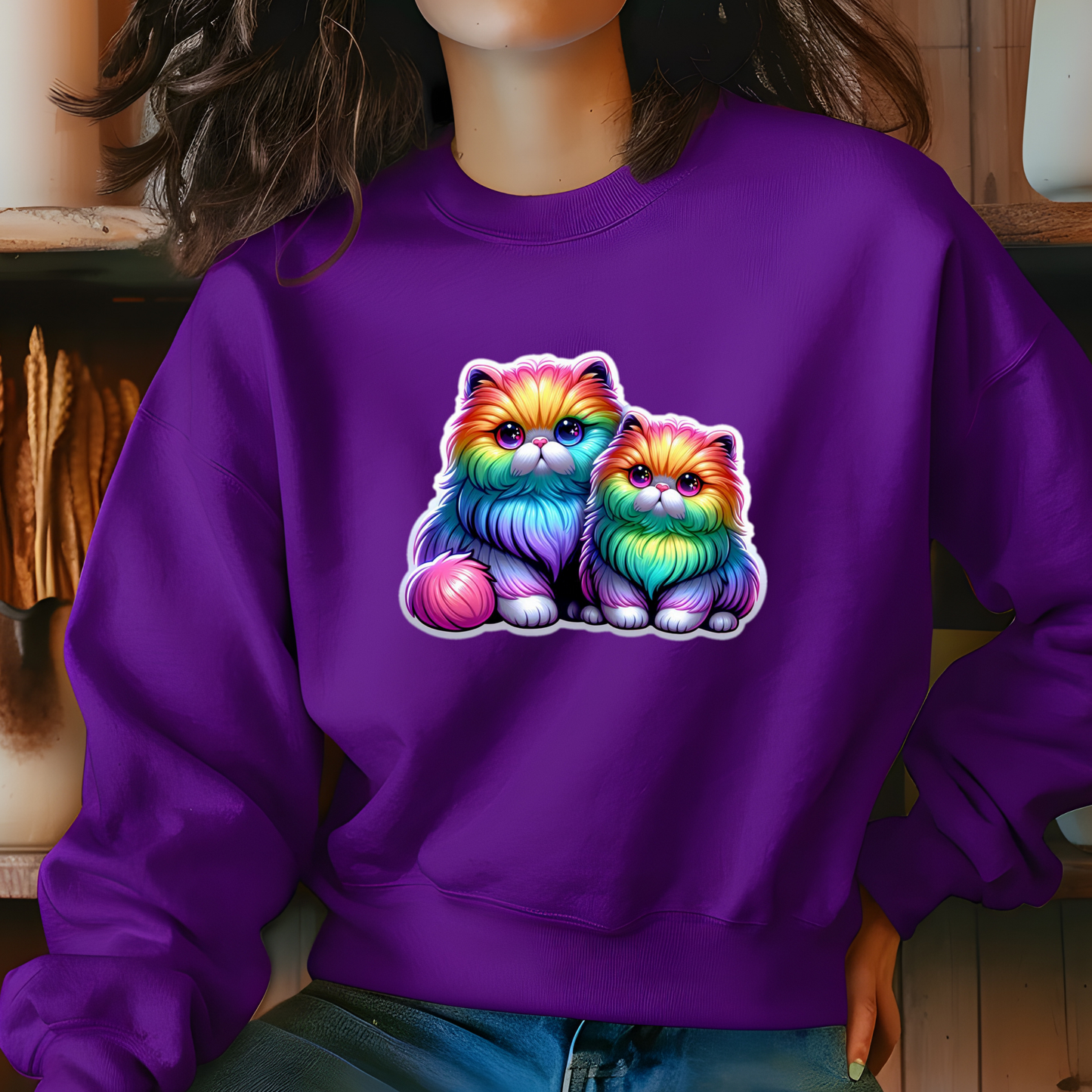 Rainbow Persians Sweatshirt