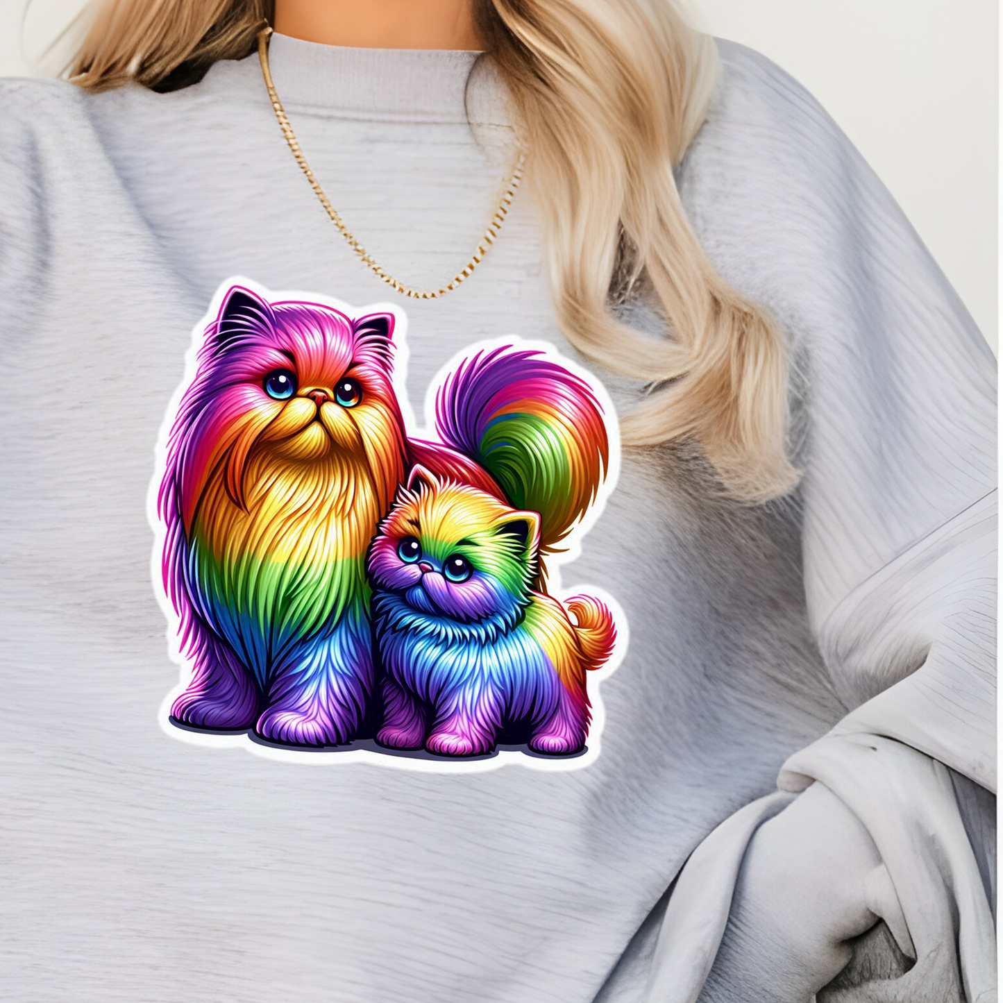 Rainbow Persians Sweatshirt
