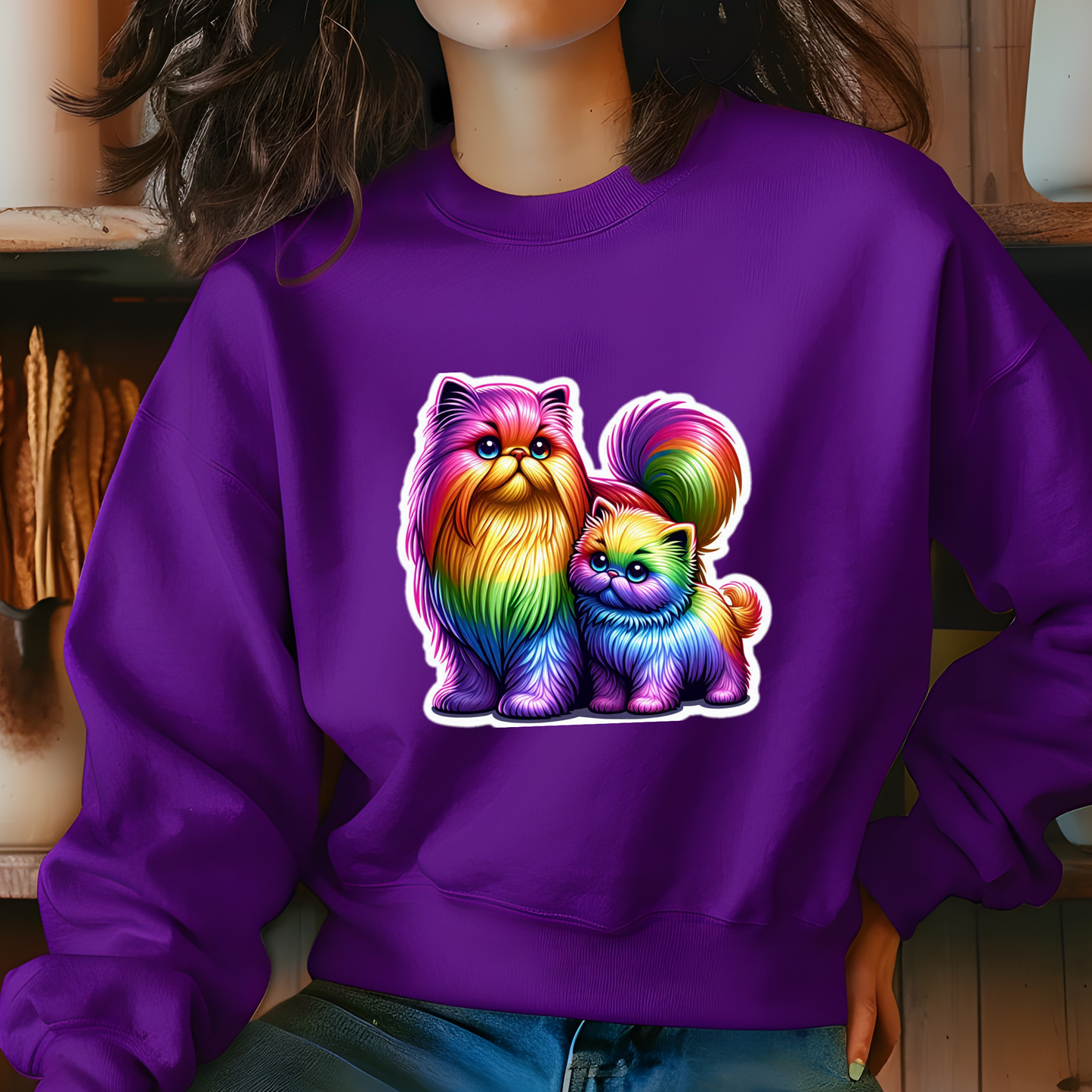 Rainbow Persians Sweatshirt