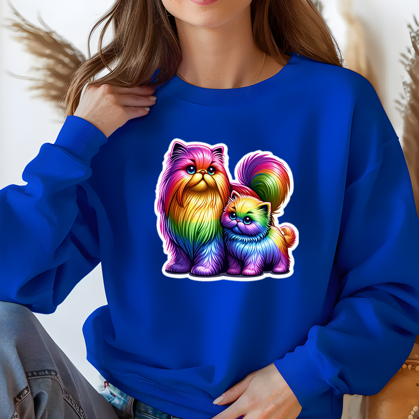 Rainbow Persians Sweatshirt