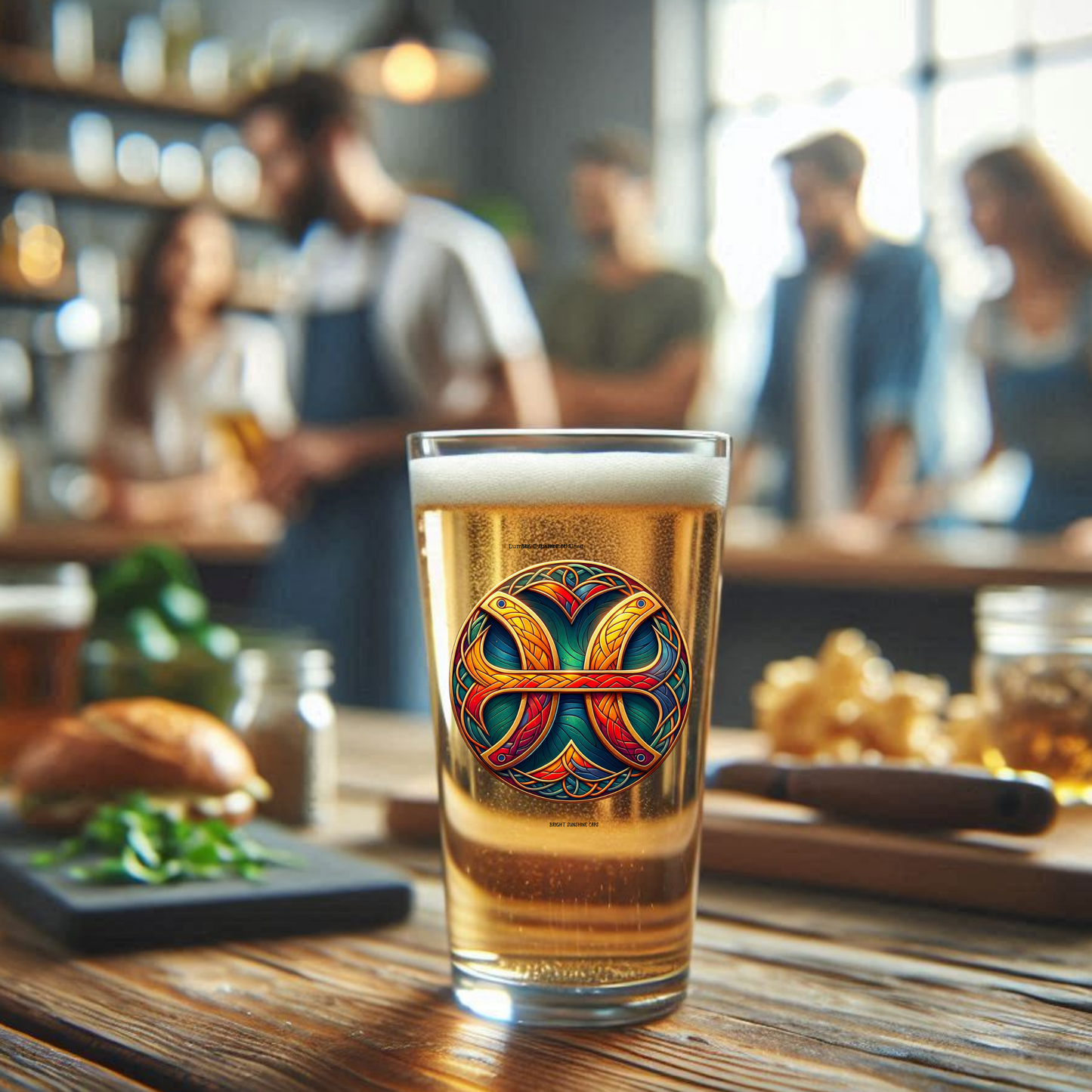 Pint Glass-Pisces