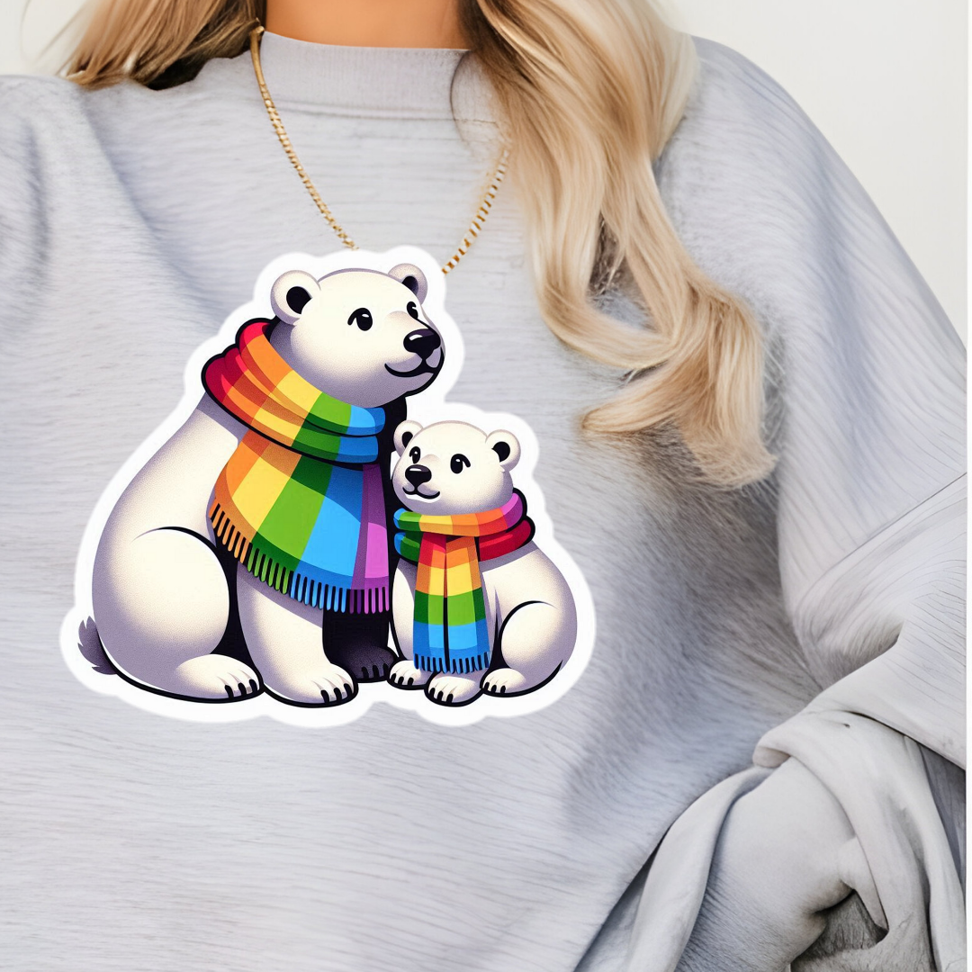Rainbow Polar Bears Sweatshirt