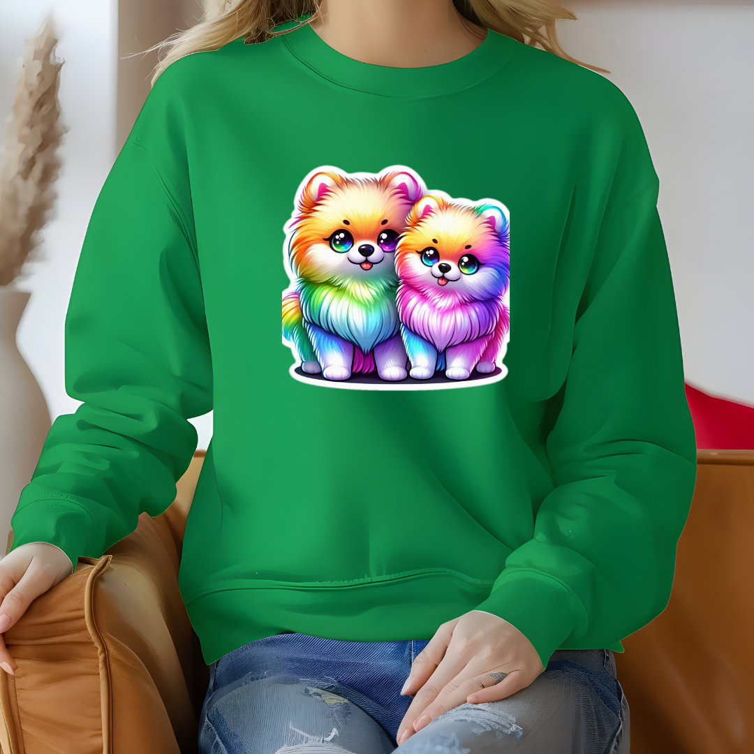 Rainbow Pomeranians Sweatshirt