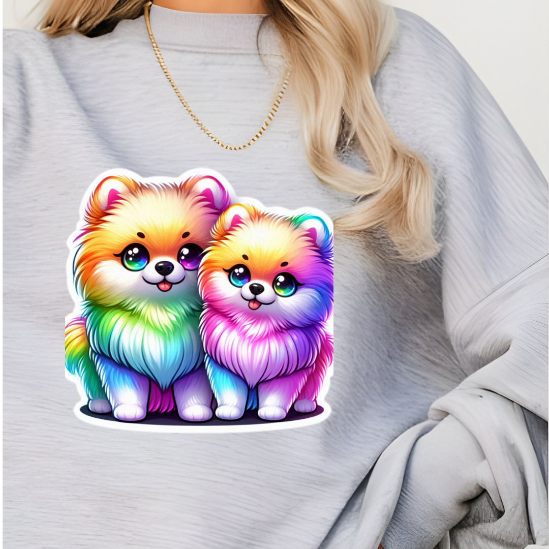 Rainbow Pomeranians Sweatshirt