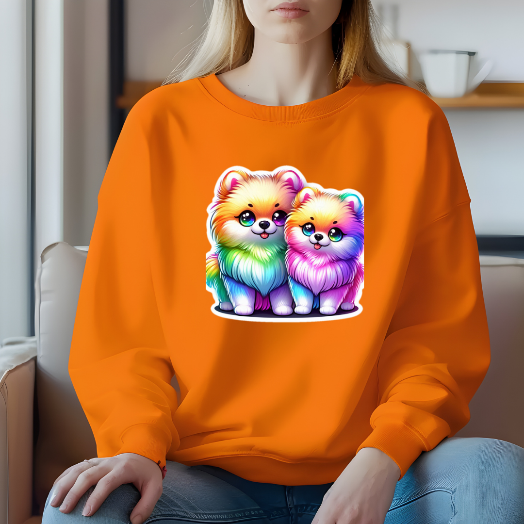 Rainbow Pomeranians Sweatshirt
