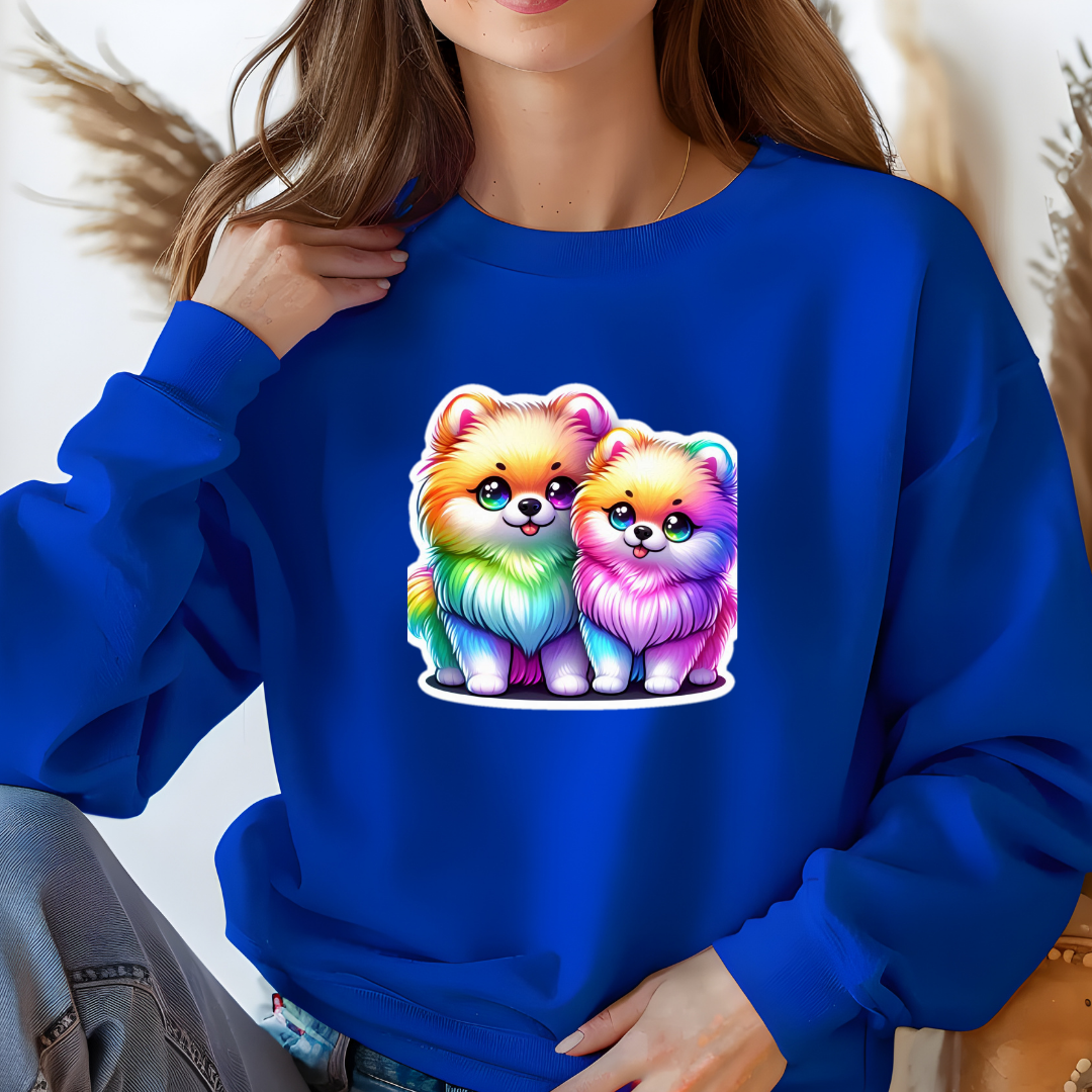 Rainbow Pomeranians Sweatshirt