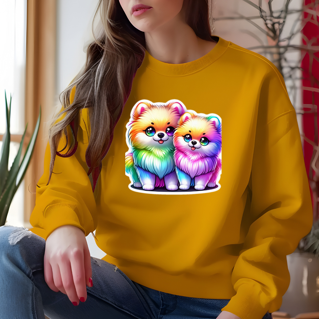 Rainbow Pomeranians Sweatshirt