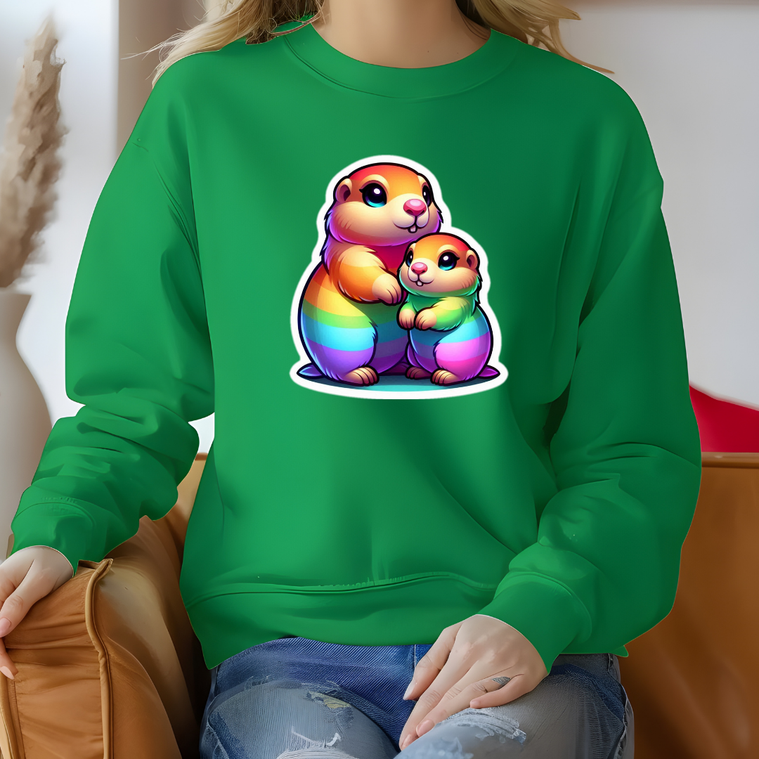 Rainbow Prairie Dogs Sweatshirt