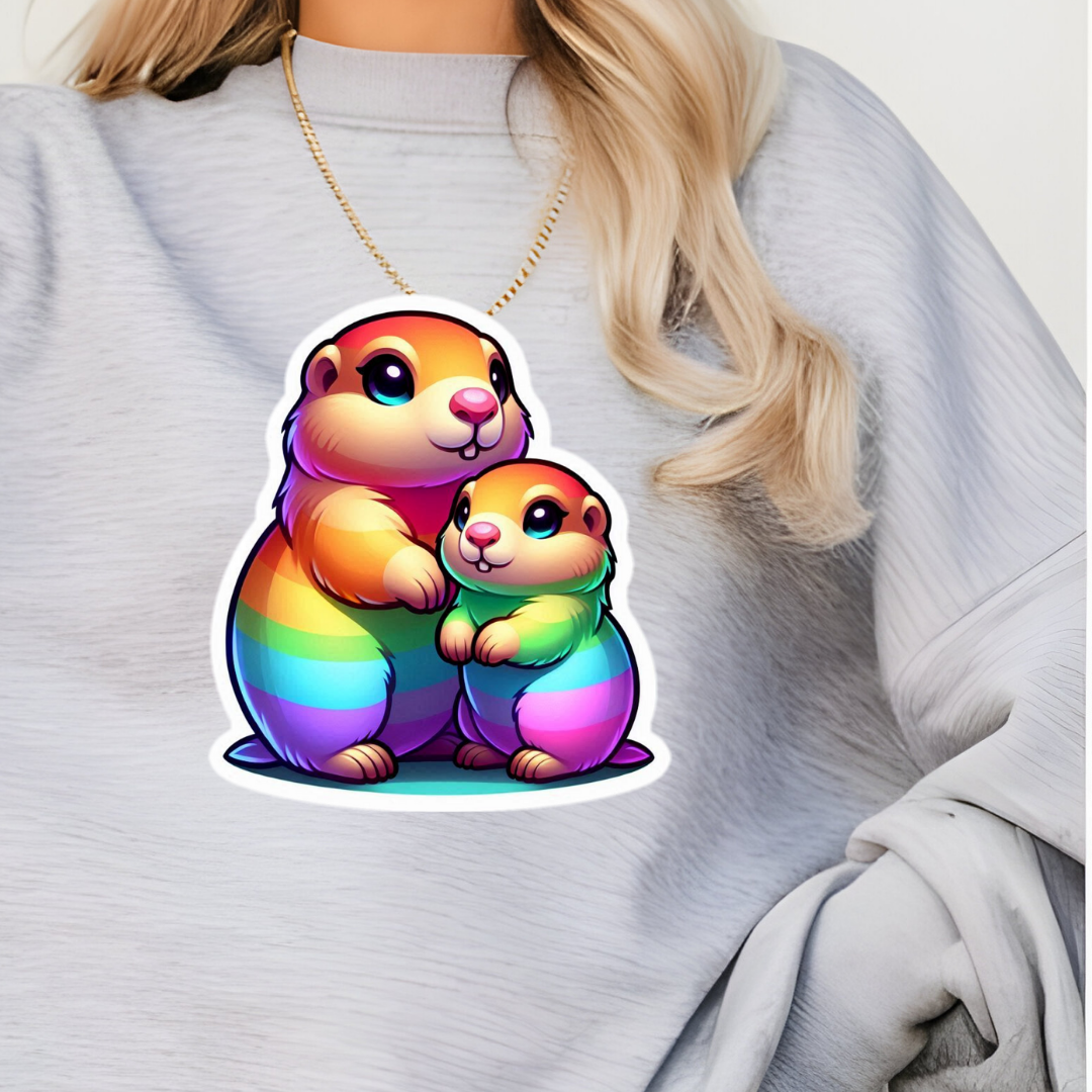 Rainbow Prairie Dogs Sweatshirt