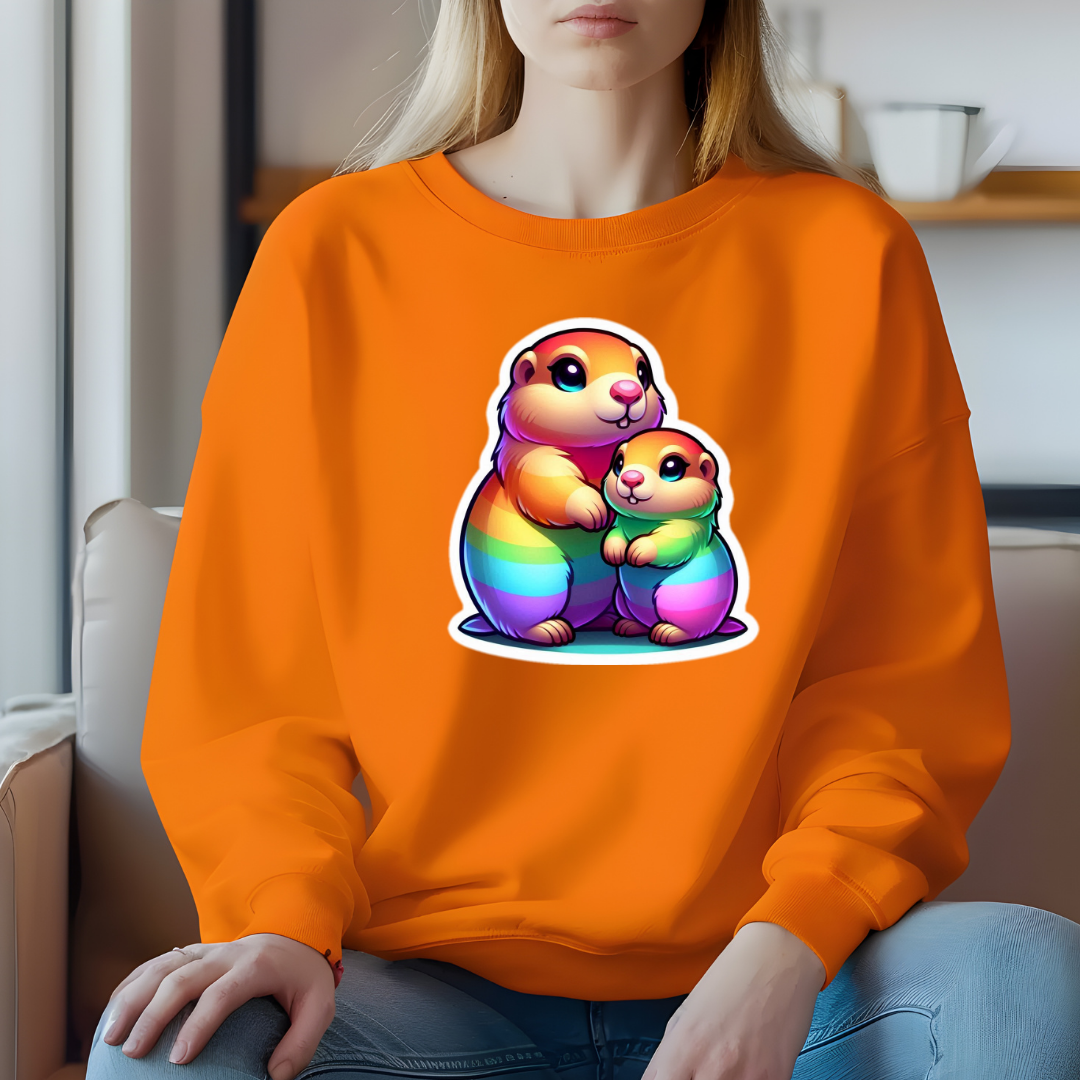 Rainbow Prairie Dogs Sweatshirt