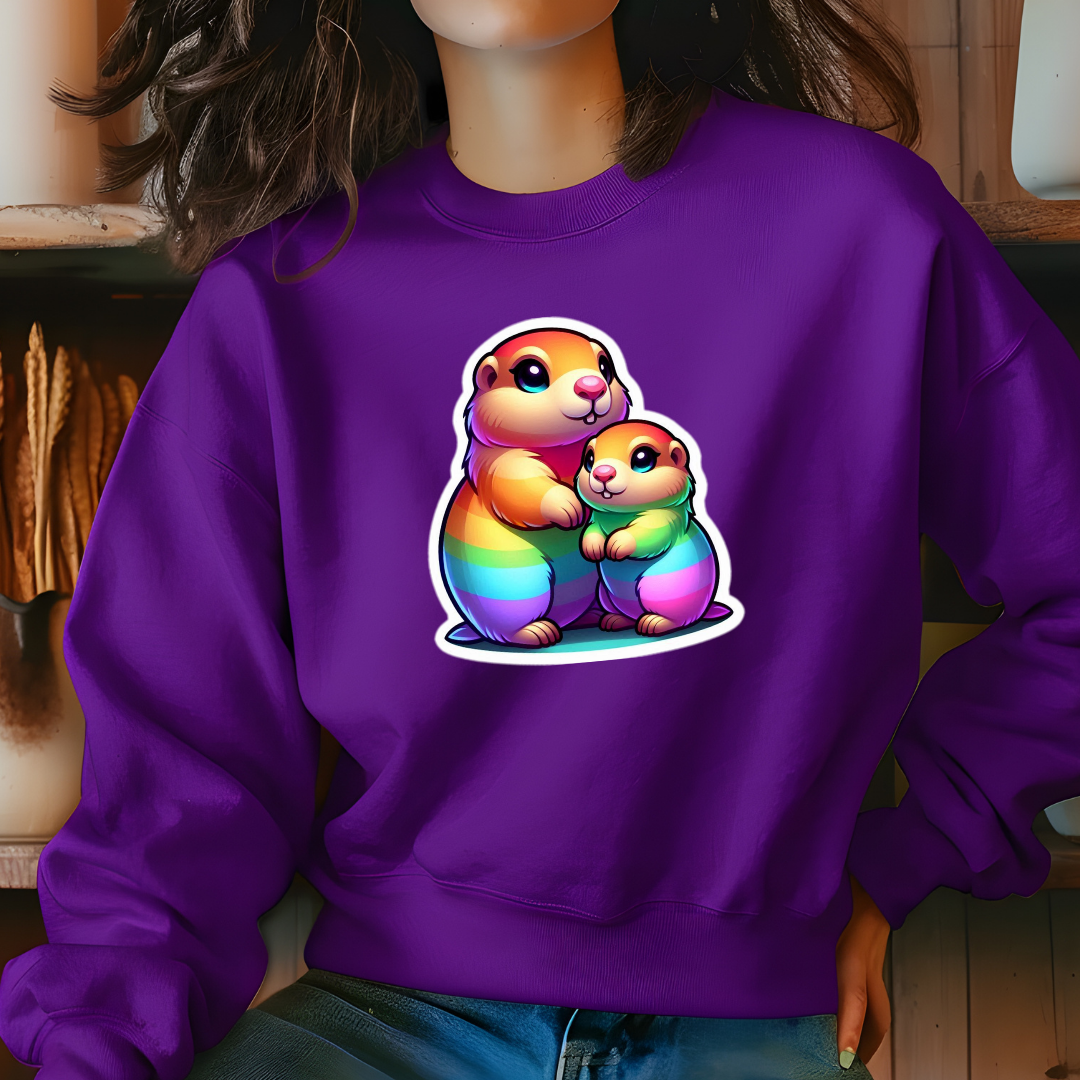 Rainbow Prairie Dogs Sweatshirt