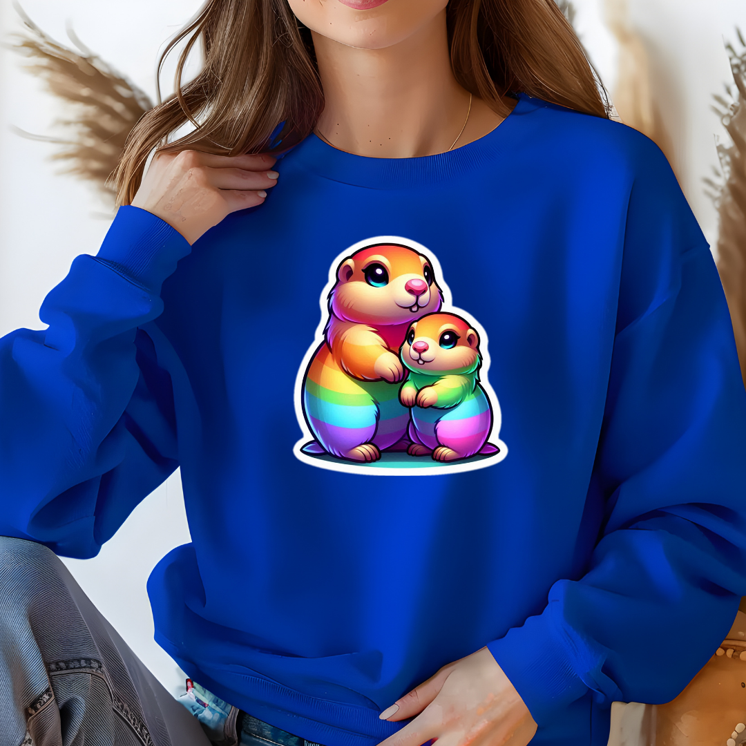 Rainbow Prairie Dogs Sweatshirt
