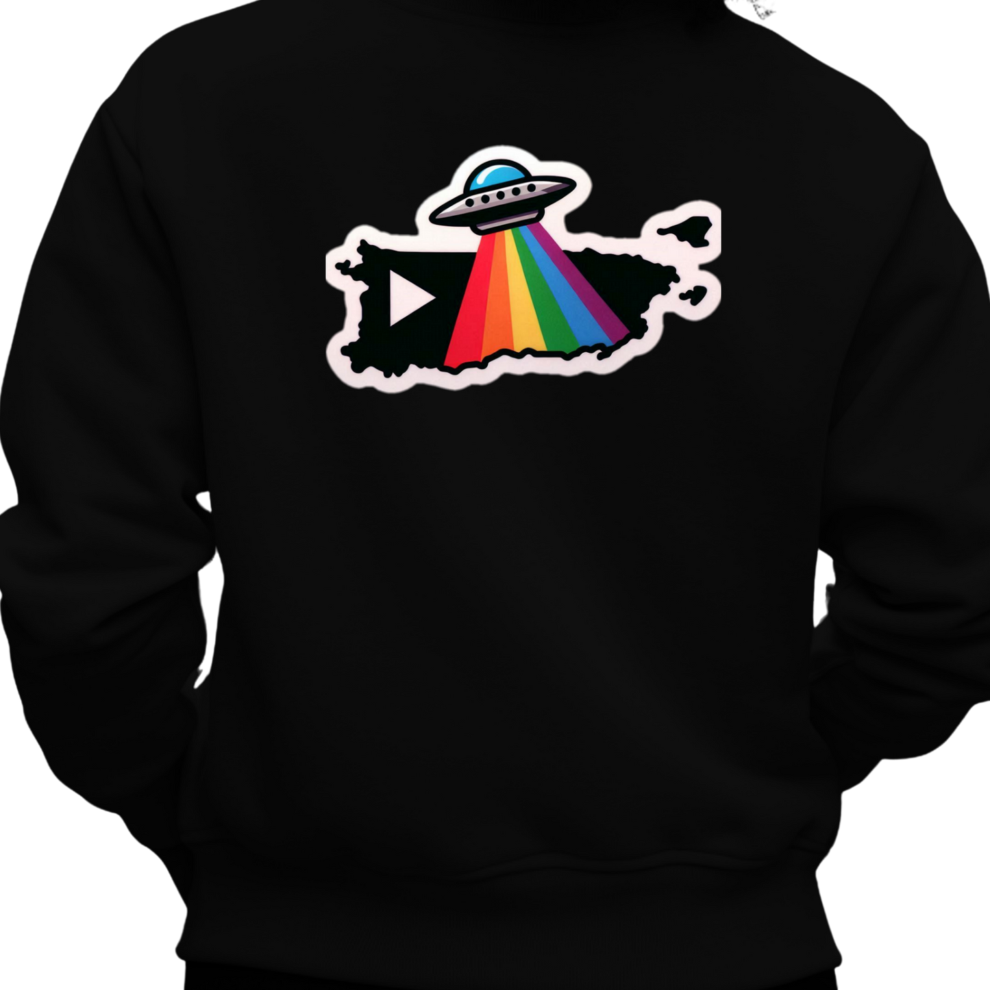 Puerto Rico PRIDE Sweatshirt On The Back