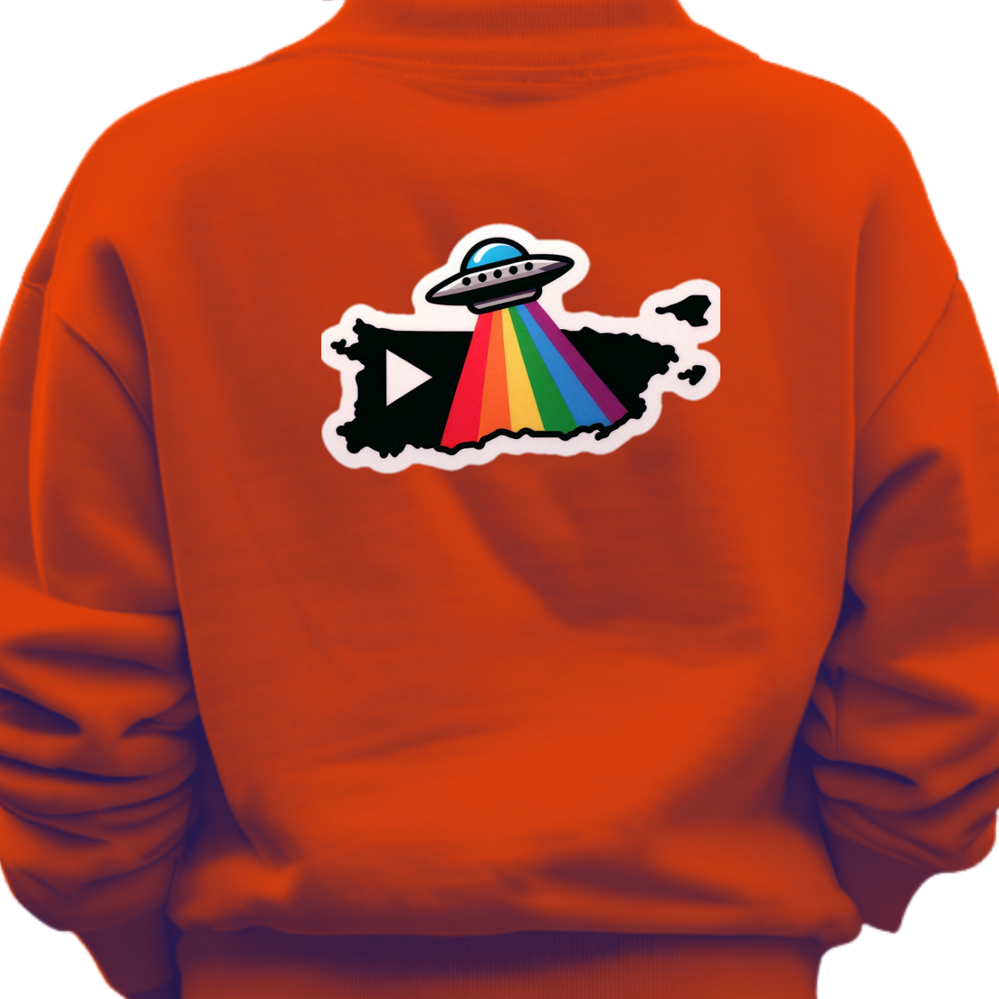 Puerto Rico PRIDE Sweatshirt On The Back