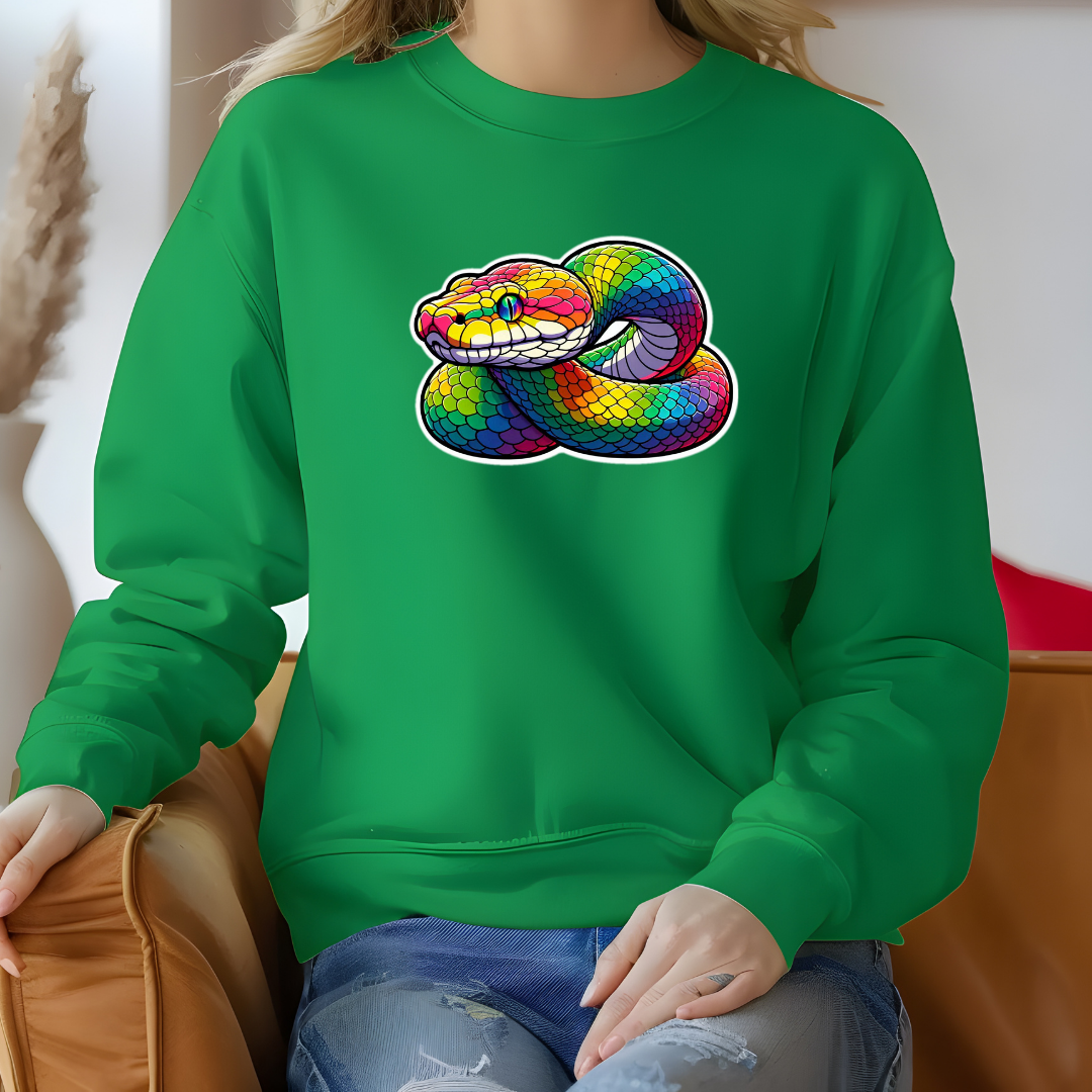 Rainbow Python Sweatshirt