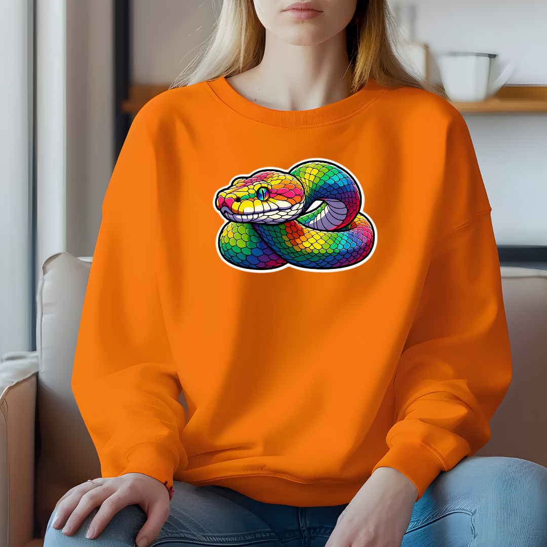 Rainbow Python Sweatshirt