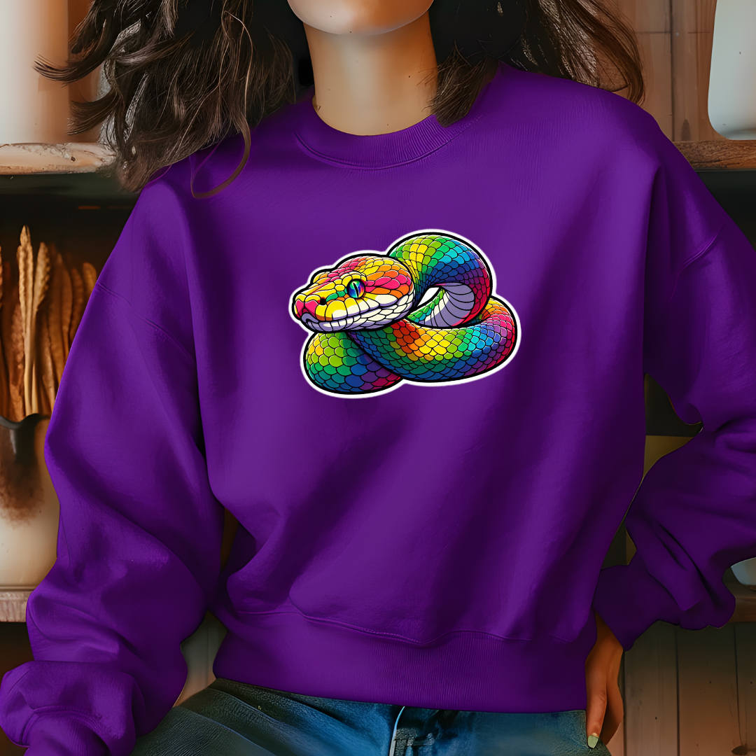 Rainbow Python Sweatshirt